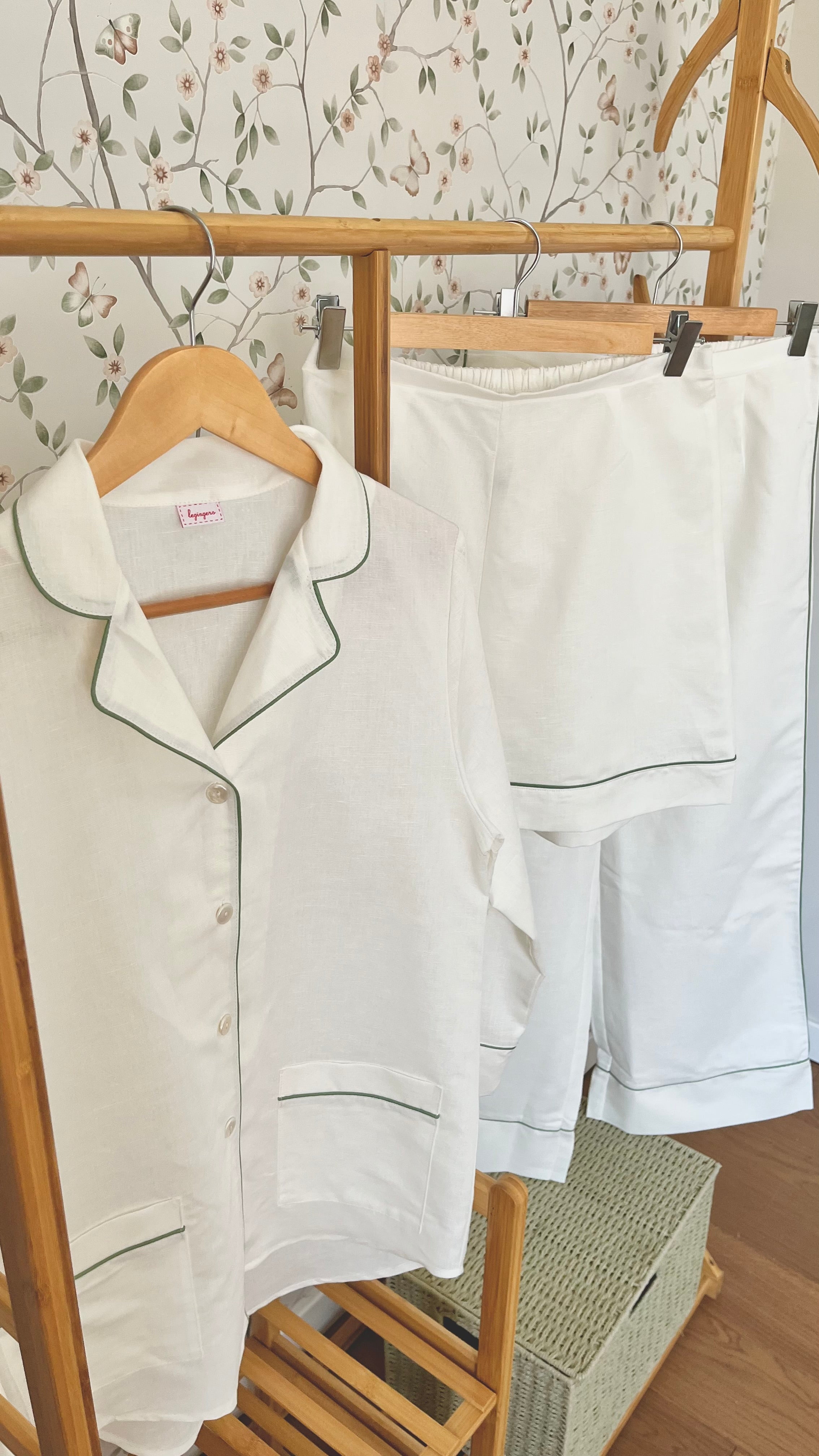 Pigiama donna corto LINO BIANCO