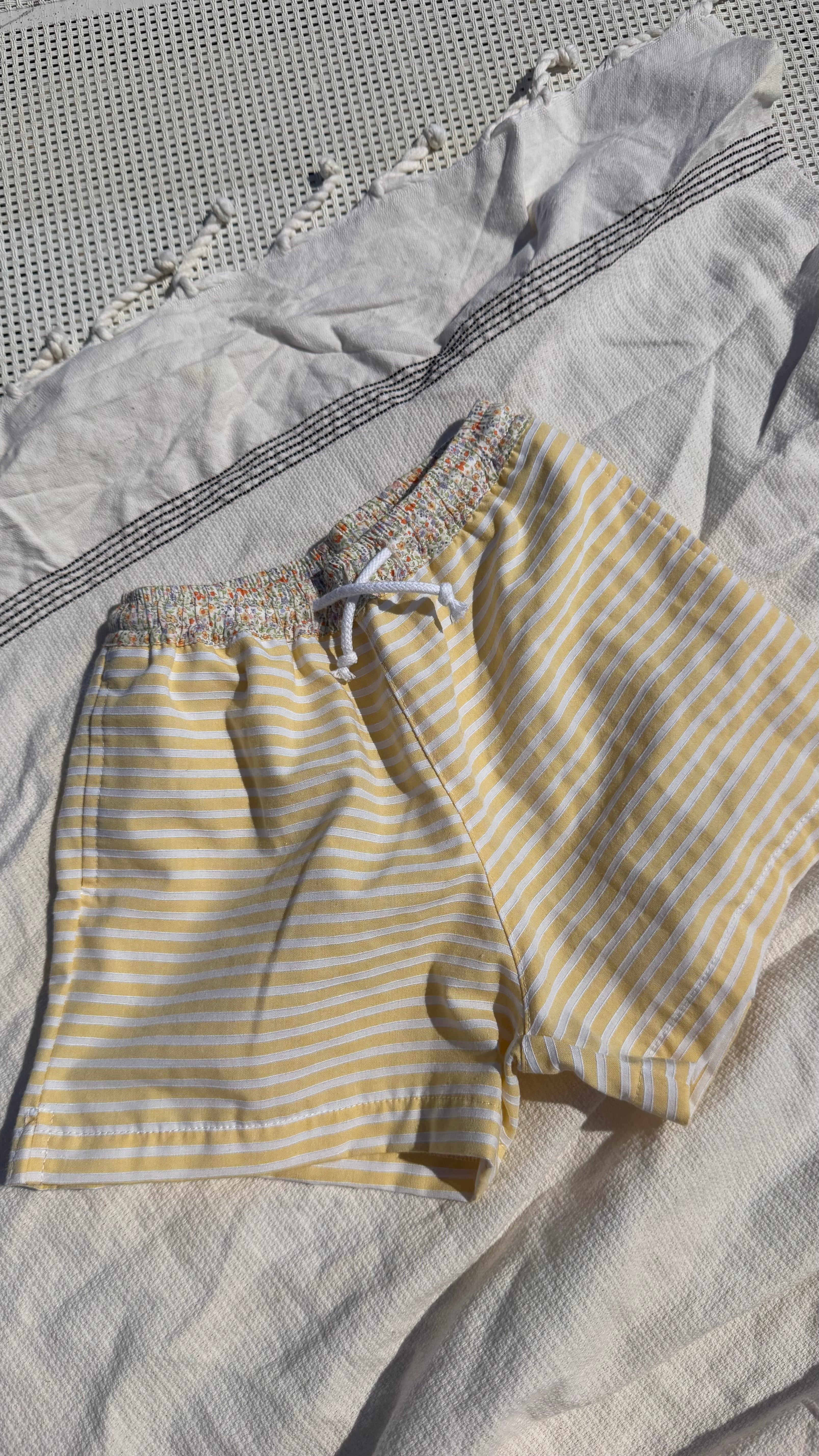 Boxer righe gialle