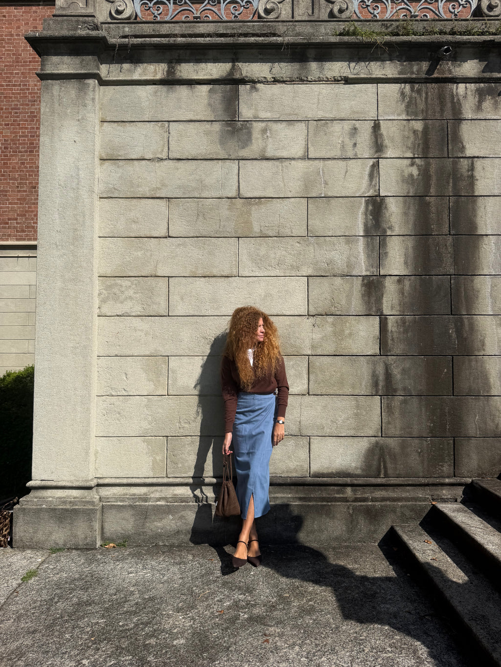 Gonna Portafoglio - Jeans azzurro