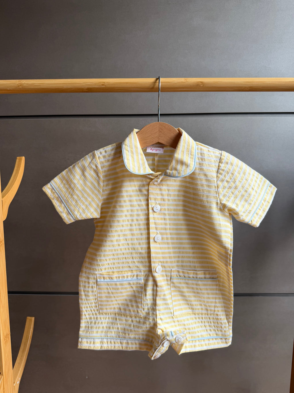 Pigiama Tutona: Dalla 6 alla 18 mesi RIGHE GIALLE