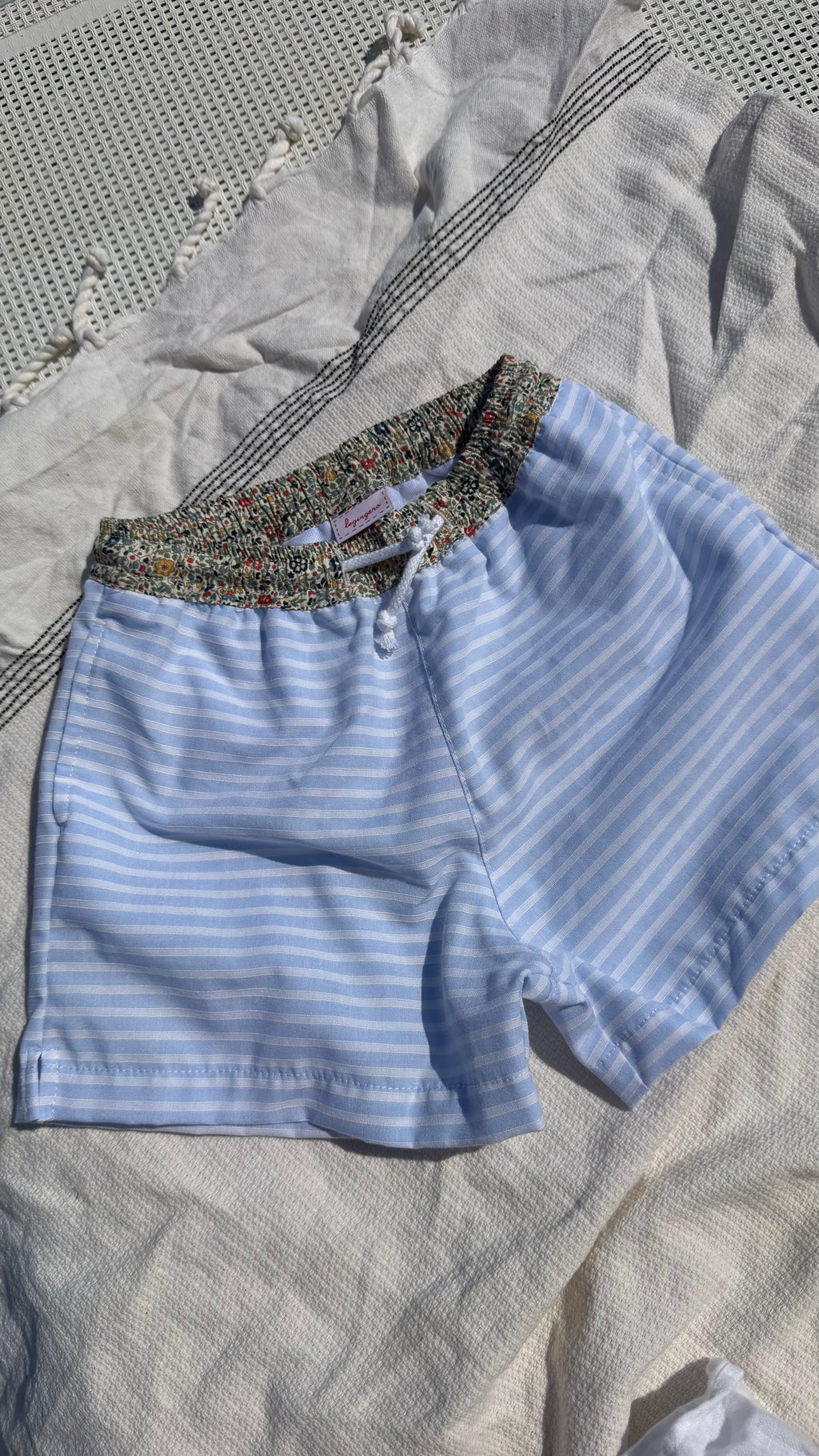 Boxer righe azzurre