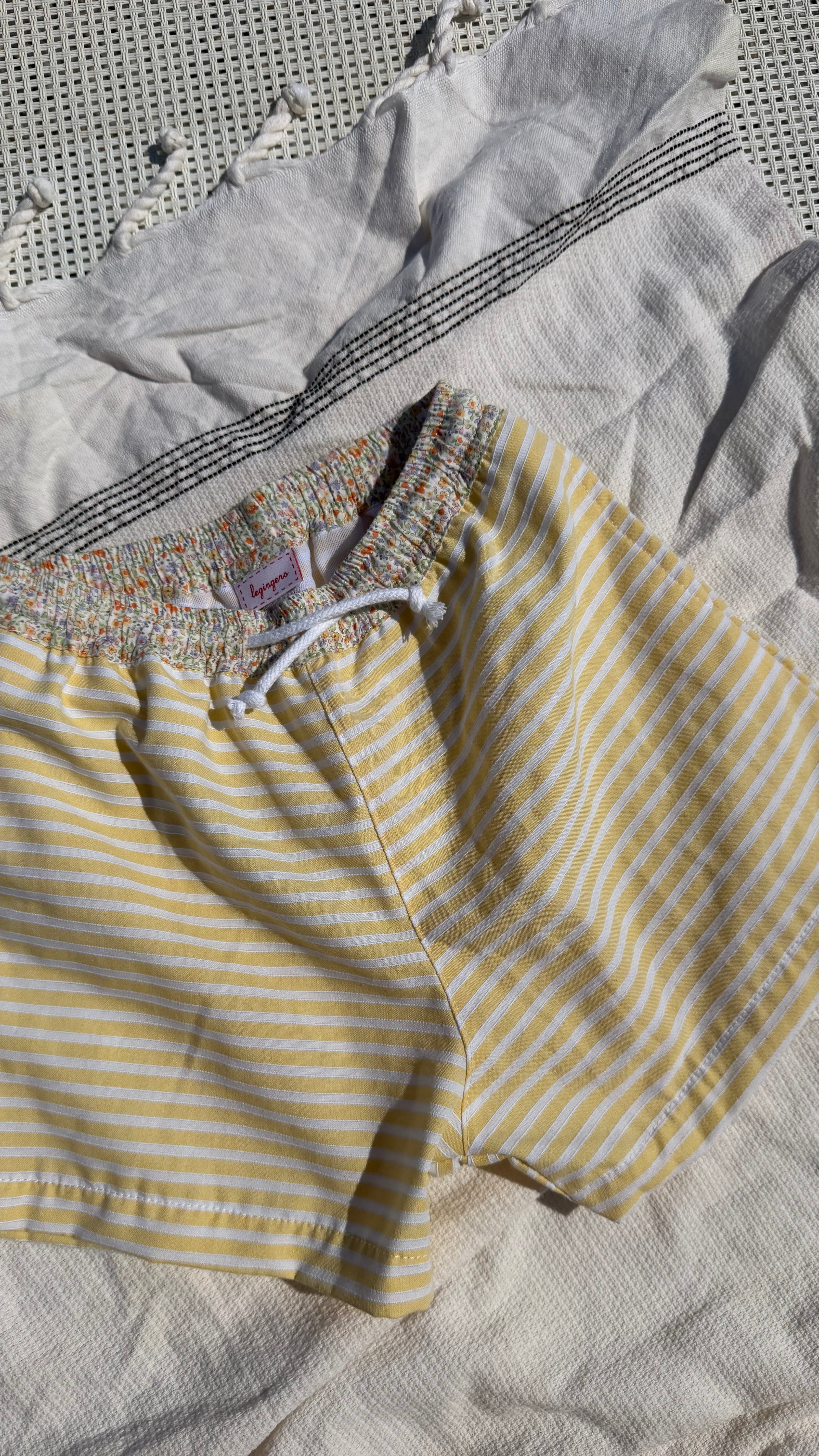 Boxer righe gialle