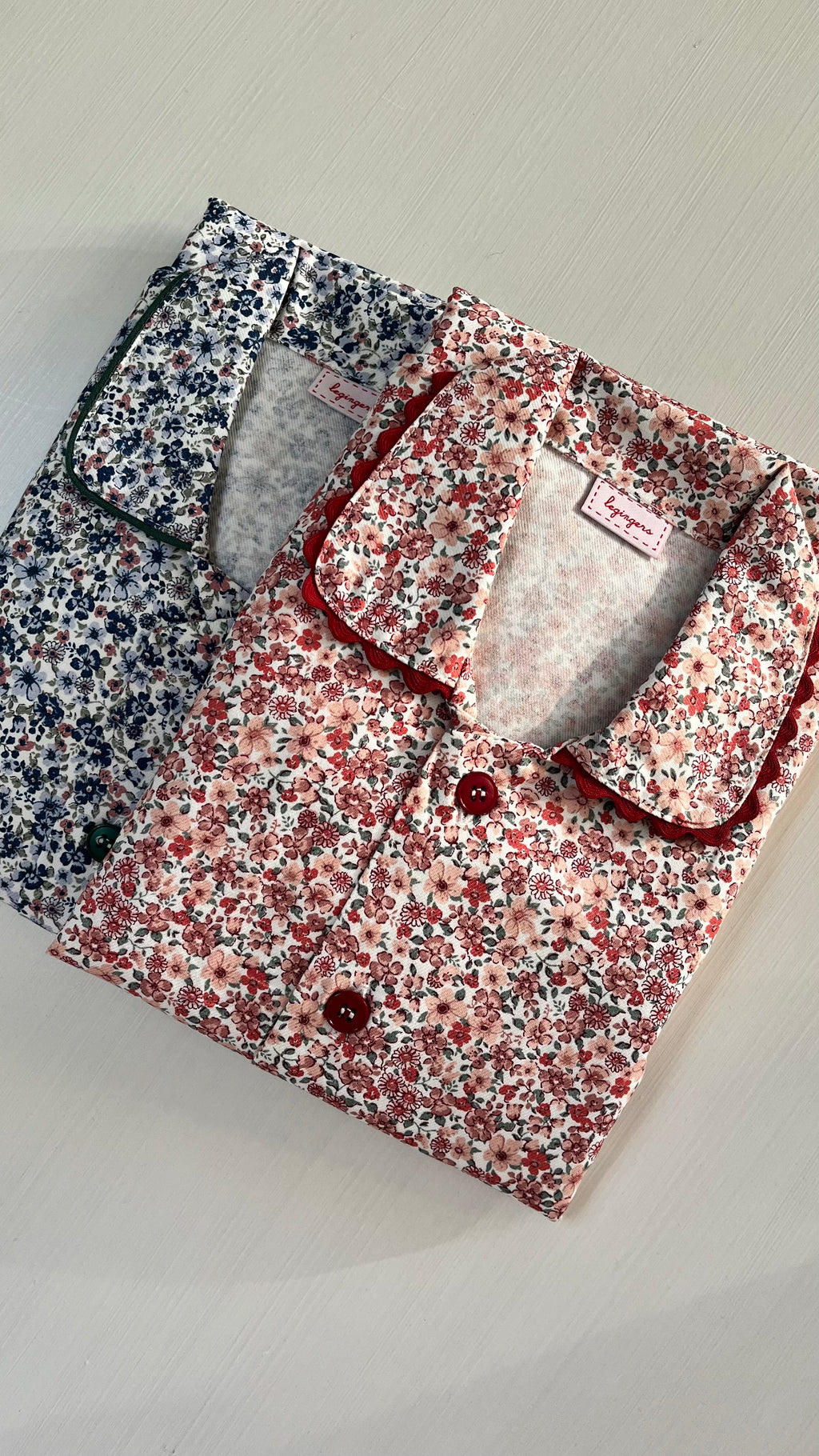 Pigiama Due pezzi: Dalla 8 alla 12 anni FIORI ROSA E BORDEAUX