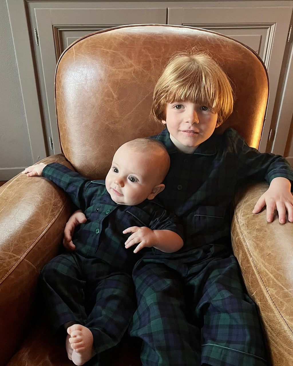 Pigiama: Dalla 2 alla 6 anni TARTAN VERDE