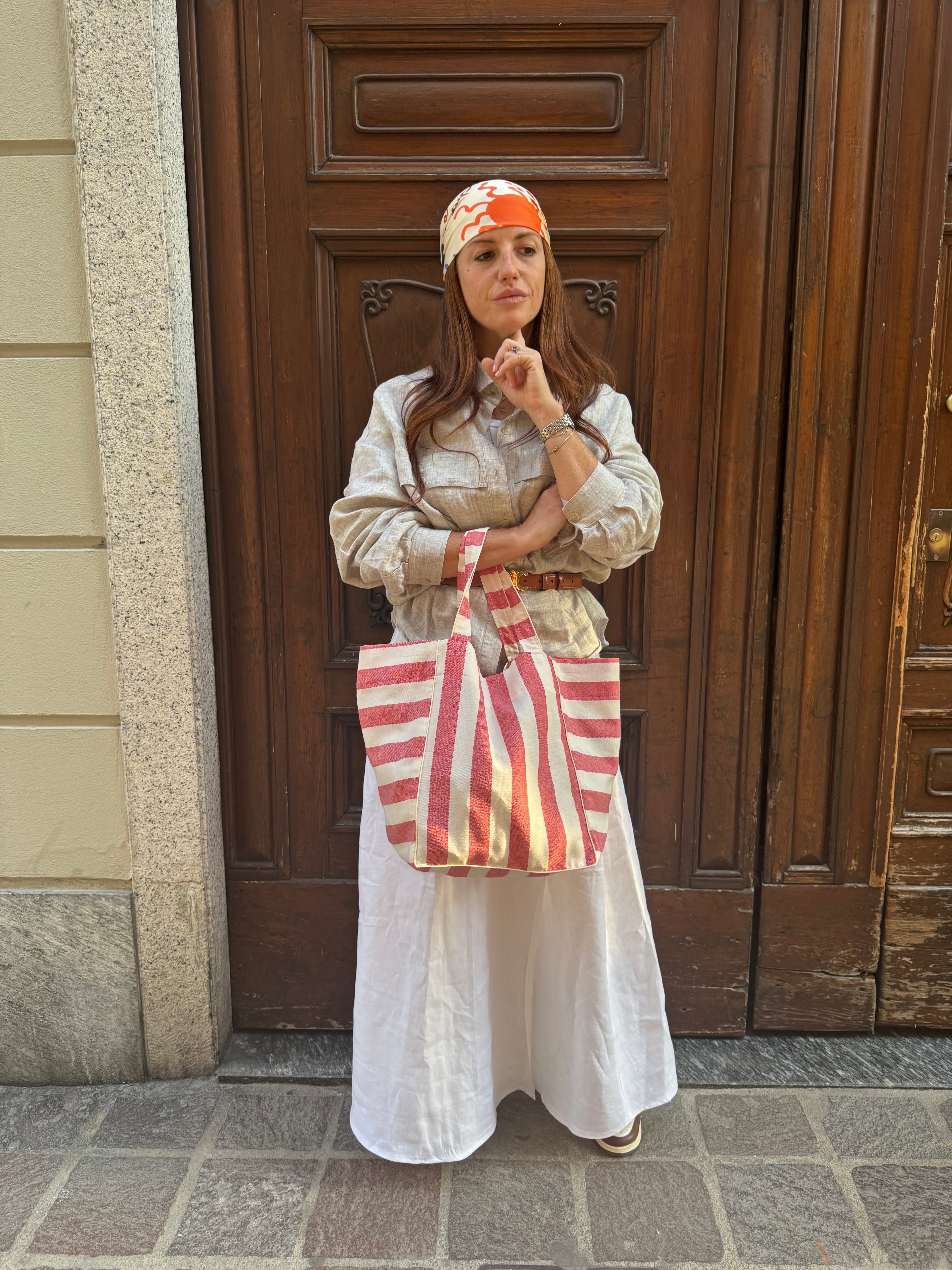 Tote bag trapezio