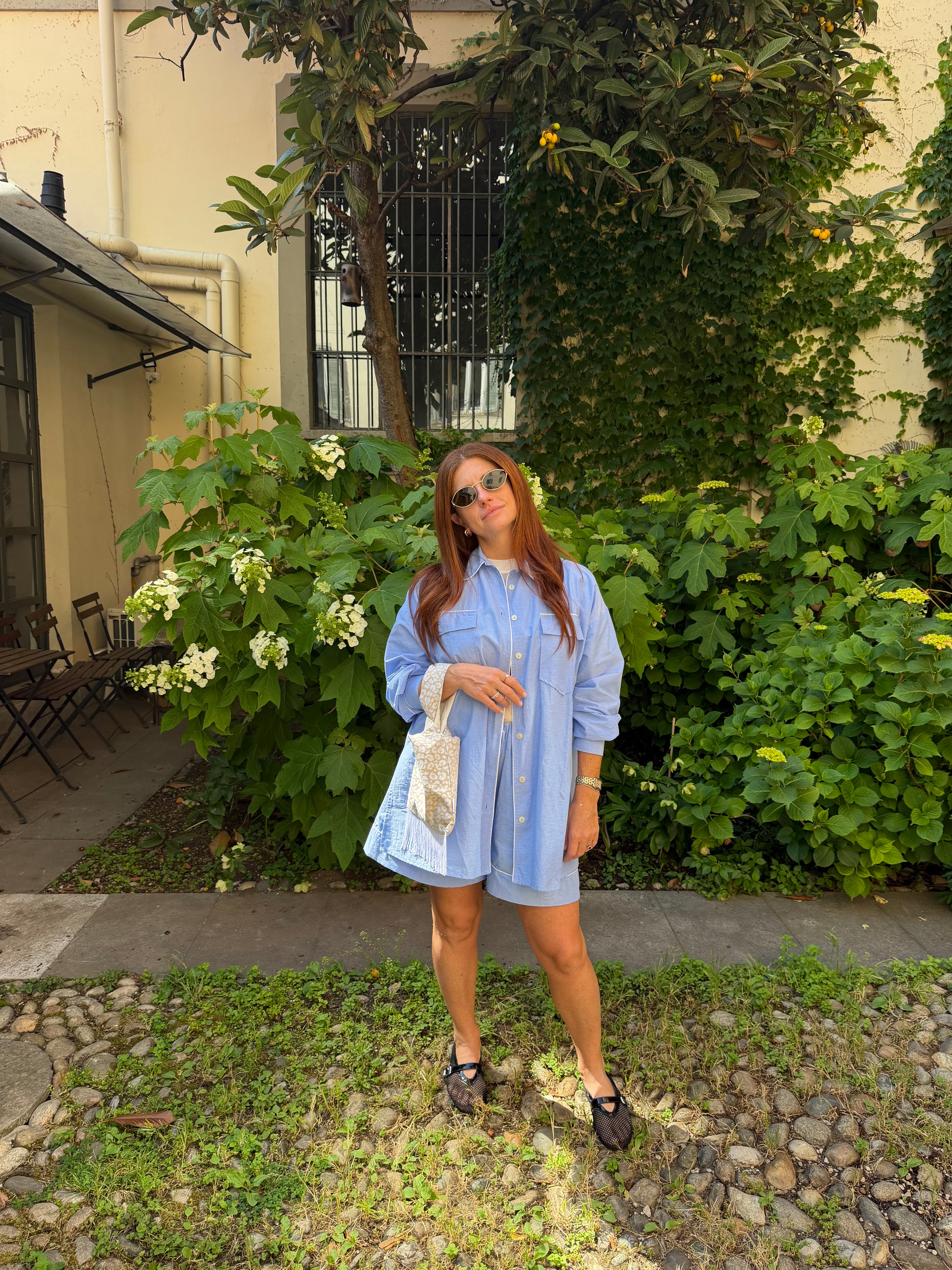 Daily Pajama corto azzurro