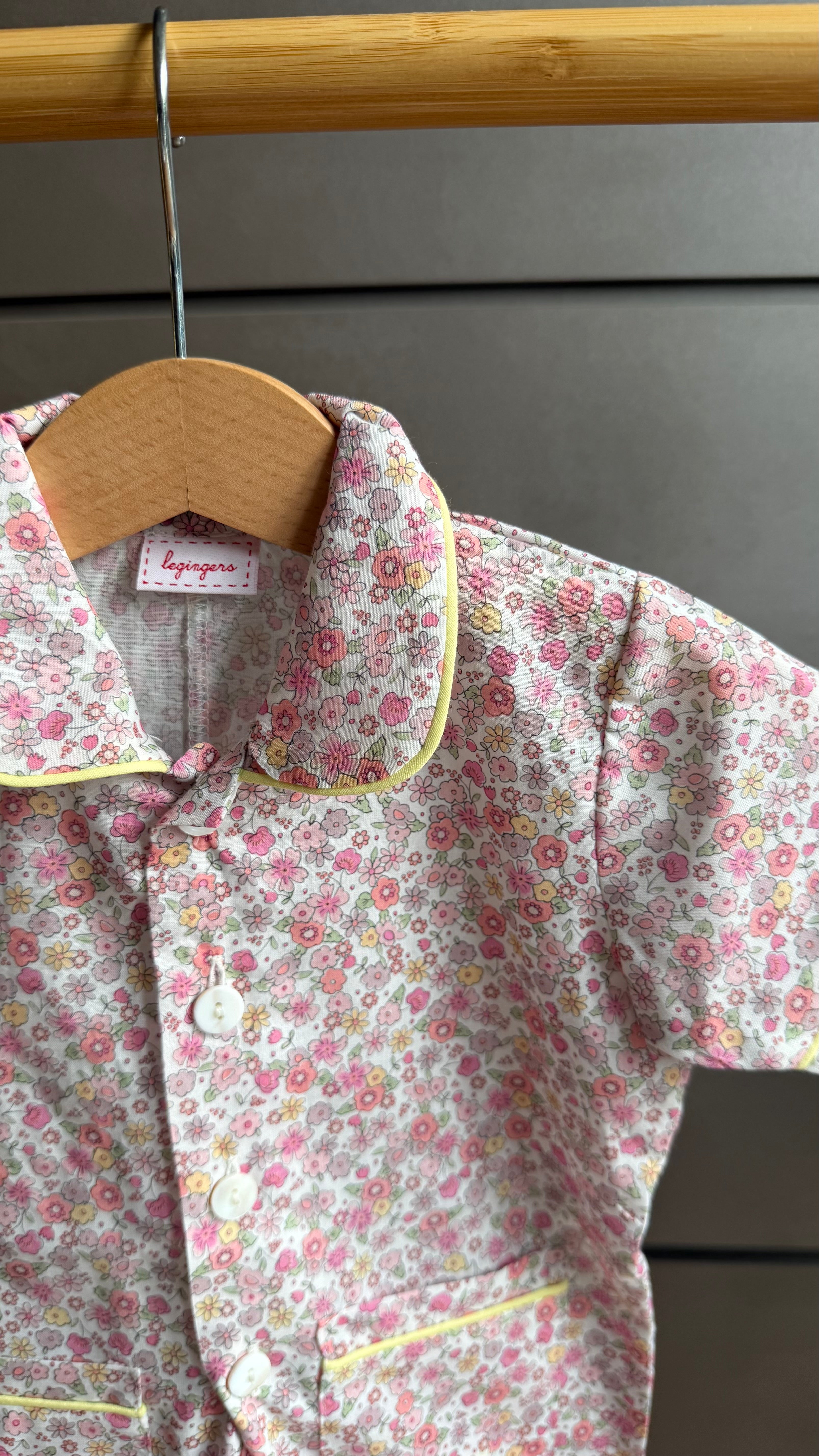 Pigiama Tutona: Dalla 6 alla 18 mesi FIORELLINI ROSA