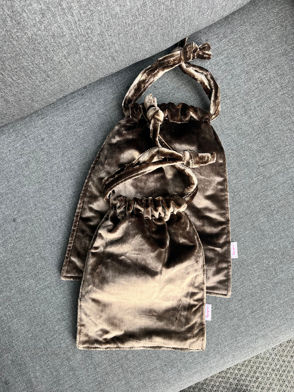 Pouch Maxi velluto