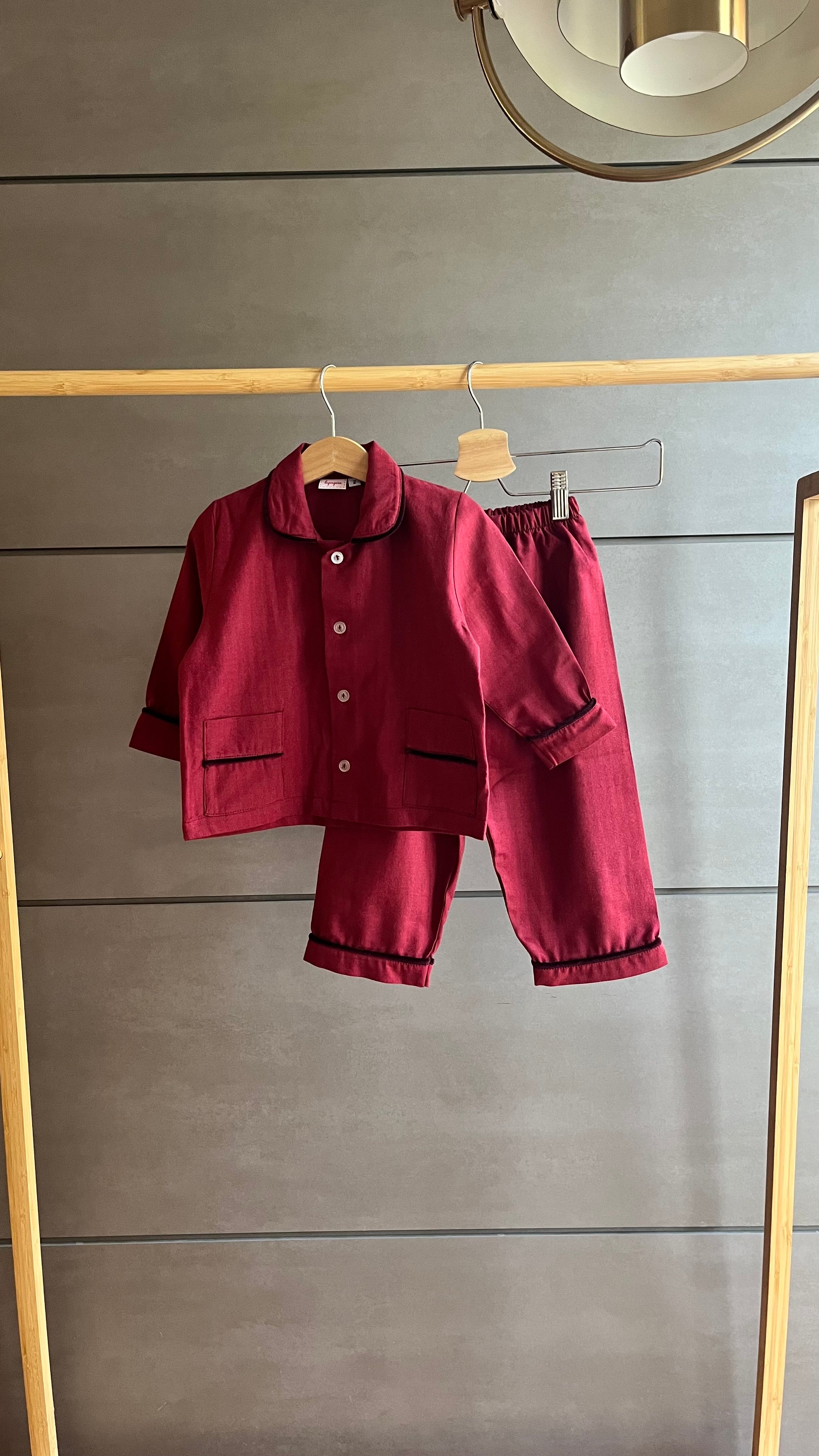 Pigiama dalla 2 alla 6 anni ROSSO