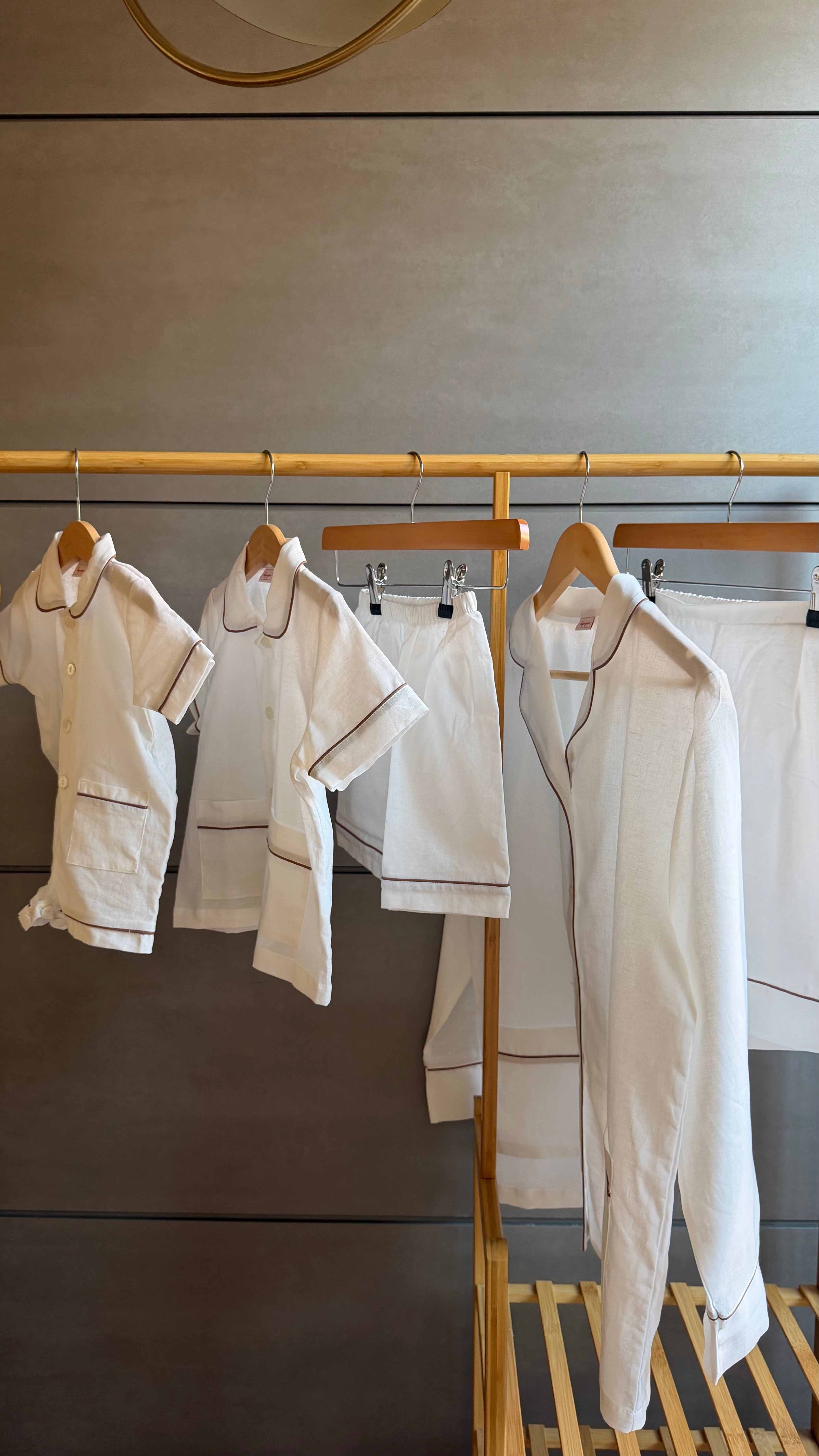 Pigiama donna LINO E BORDI MARRONI