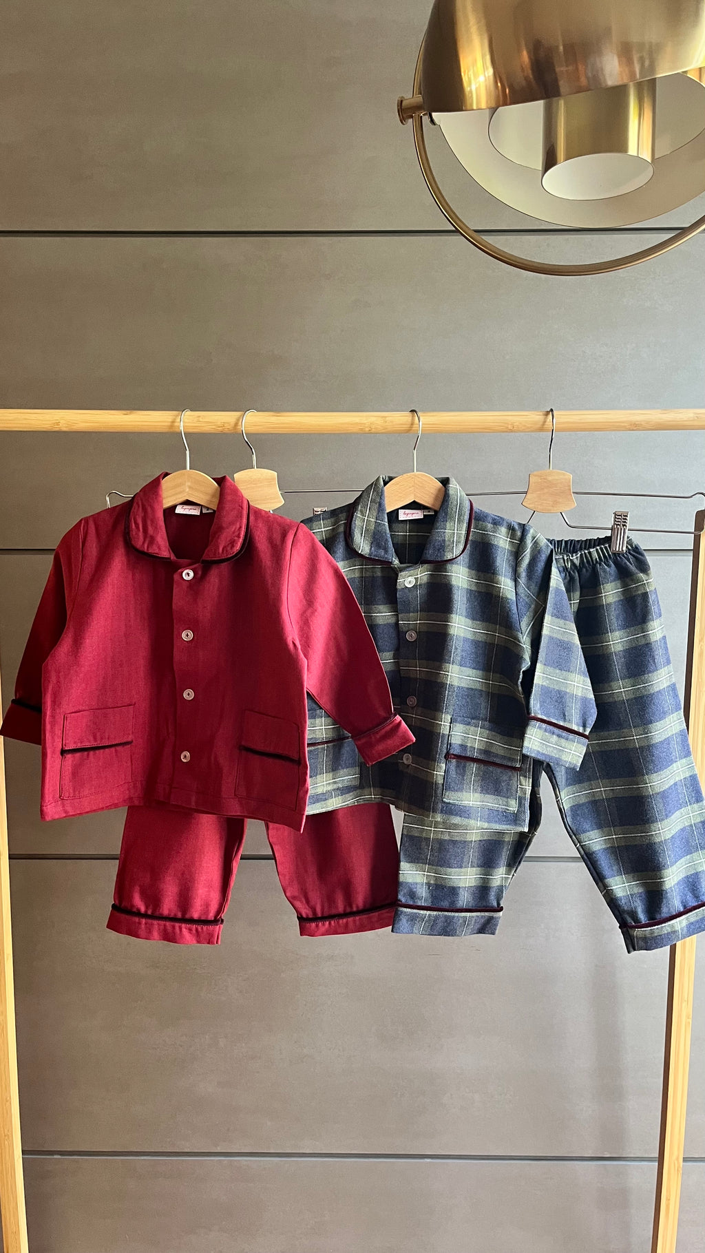 Pigiama dalla 2 alla 6 anni ROSSO