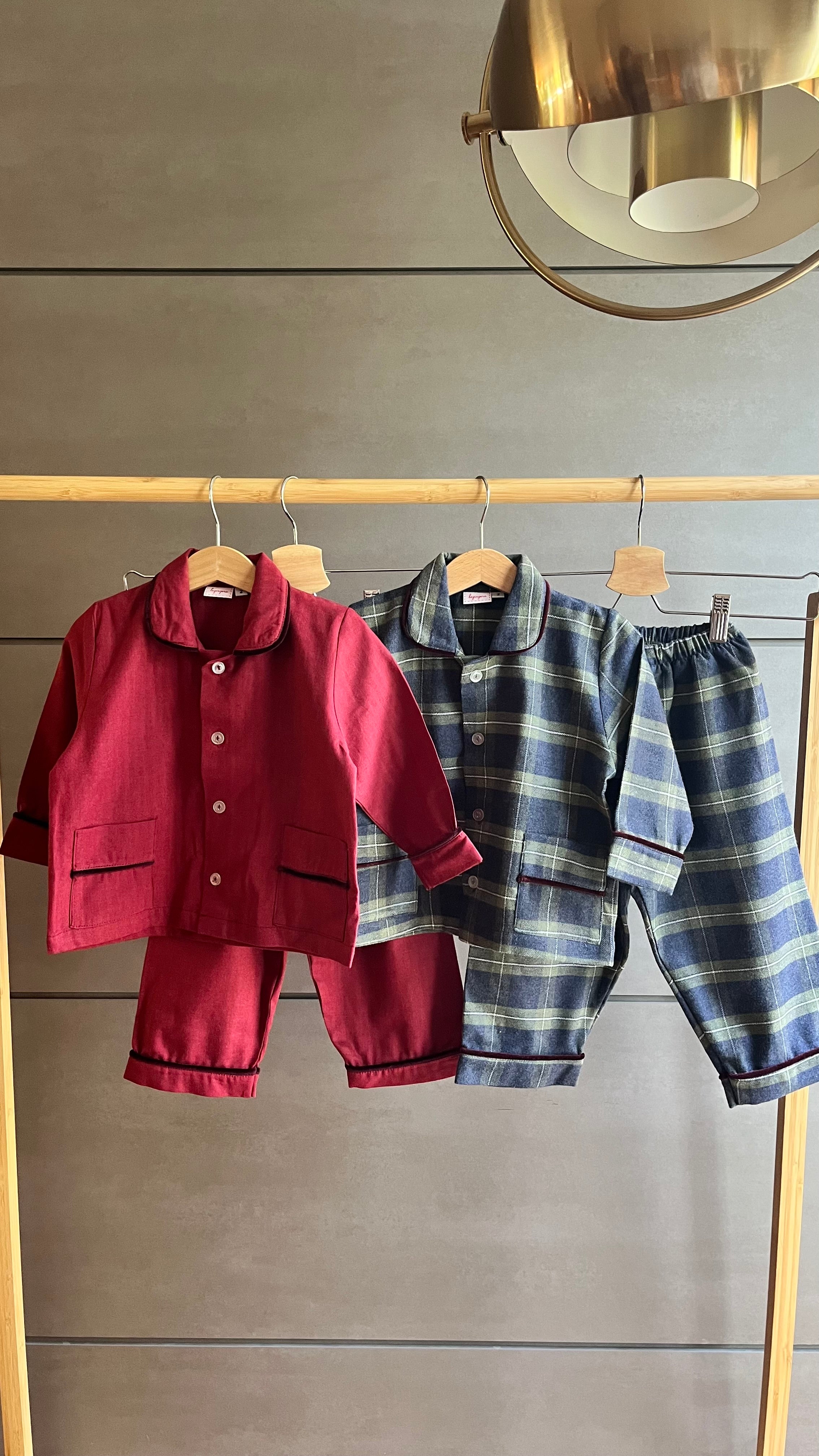 Pigiama dalla 2 alla 6 anni ROSSO