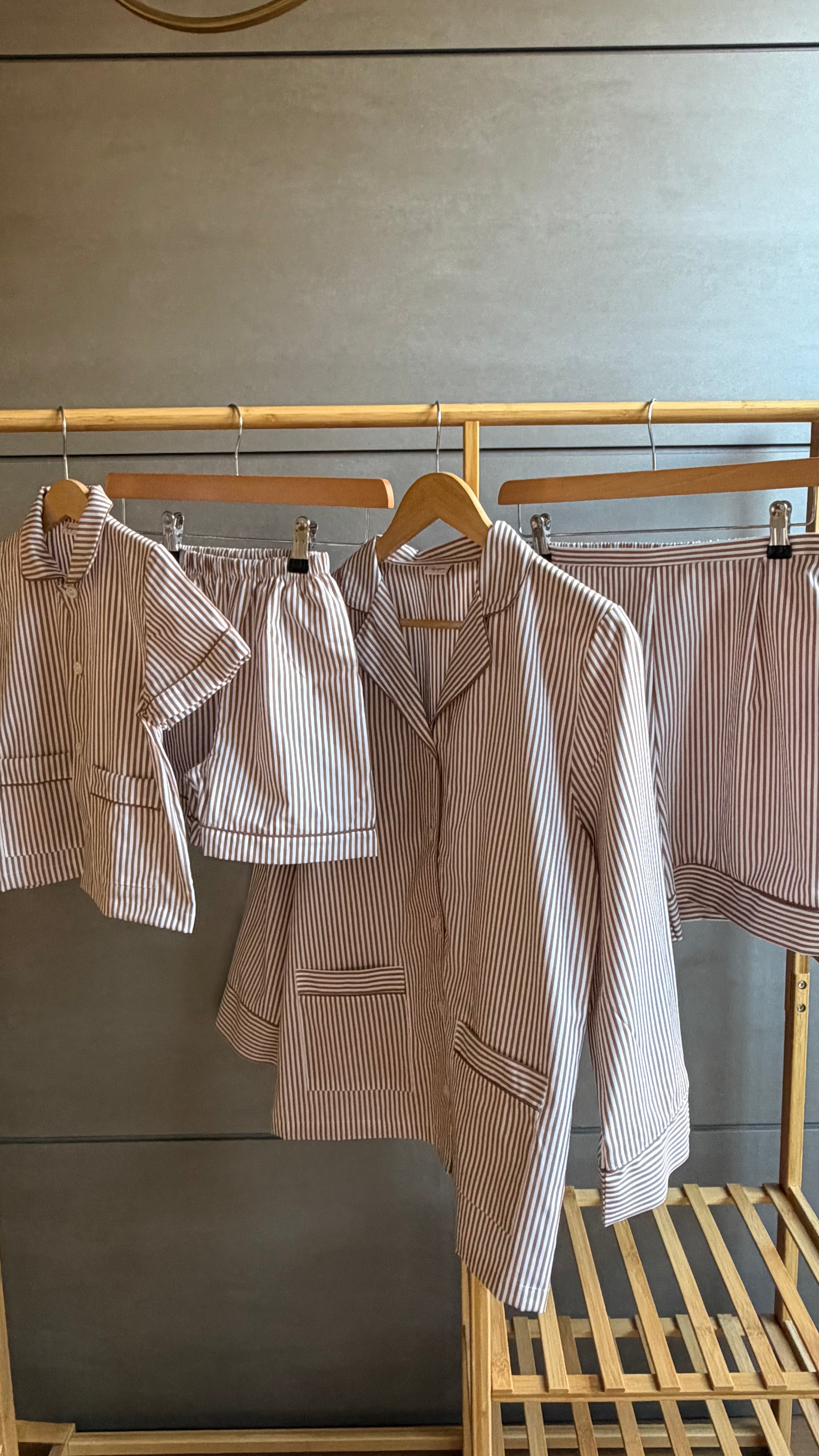 Pantalone pigiama RIGHE MARRONI