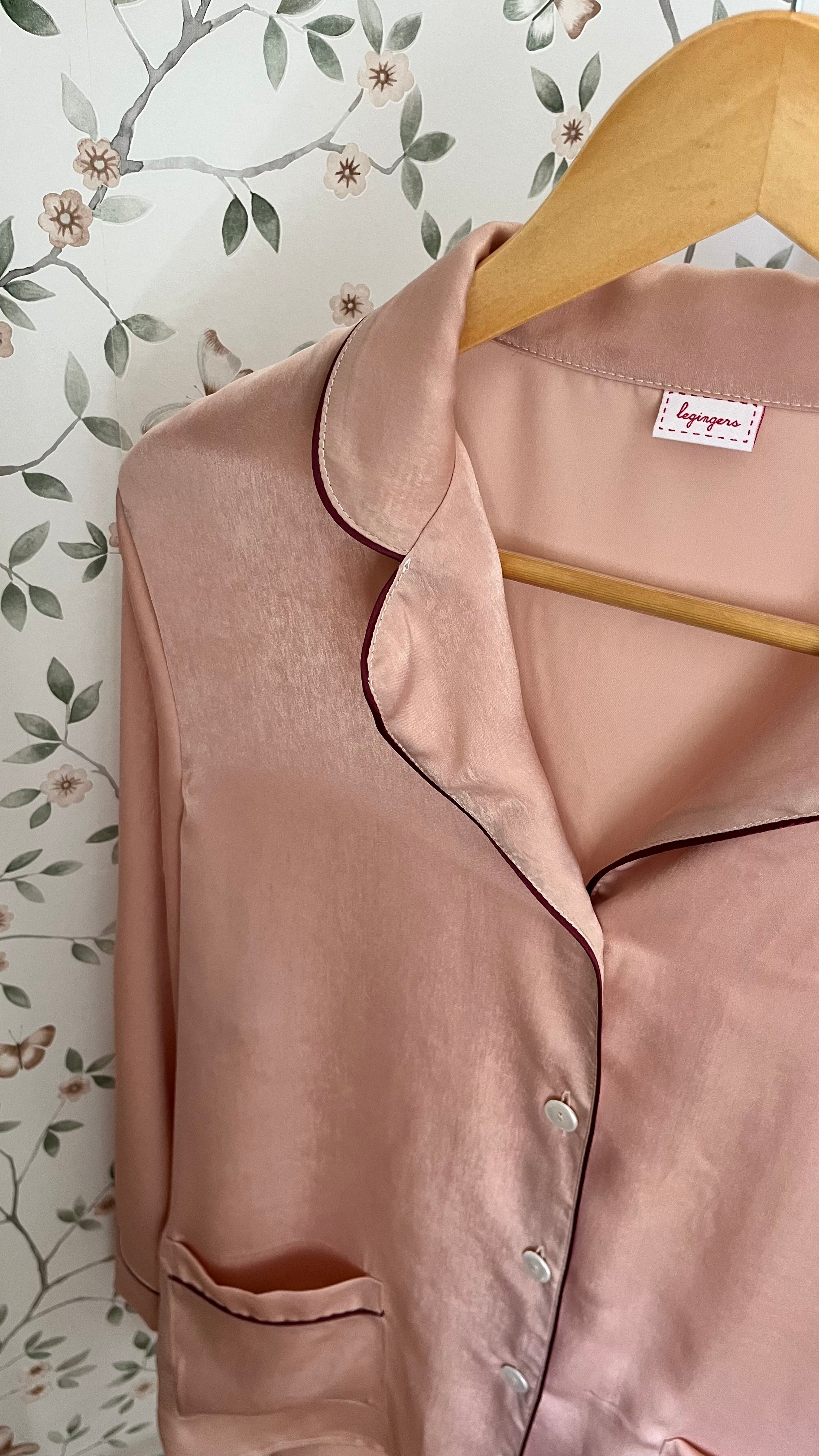 Pigiama donna corto ROSA SATIN