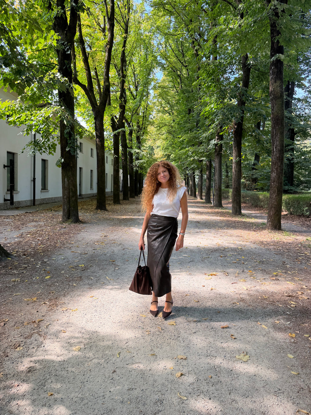 Gonna Portafoglio - Ecopelle marrone