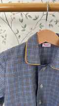 Pigiama Tutona QUADRI AZZURRI E BEIGE