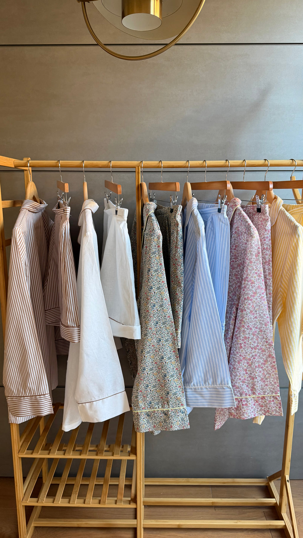Pantalone pigiama LINO E BORDI MARRONI