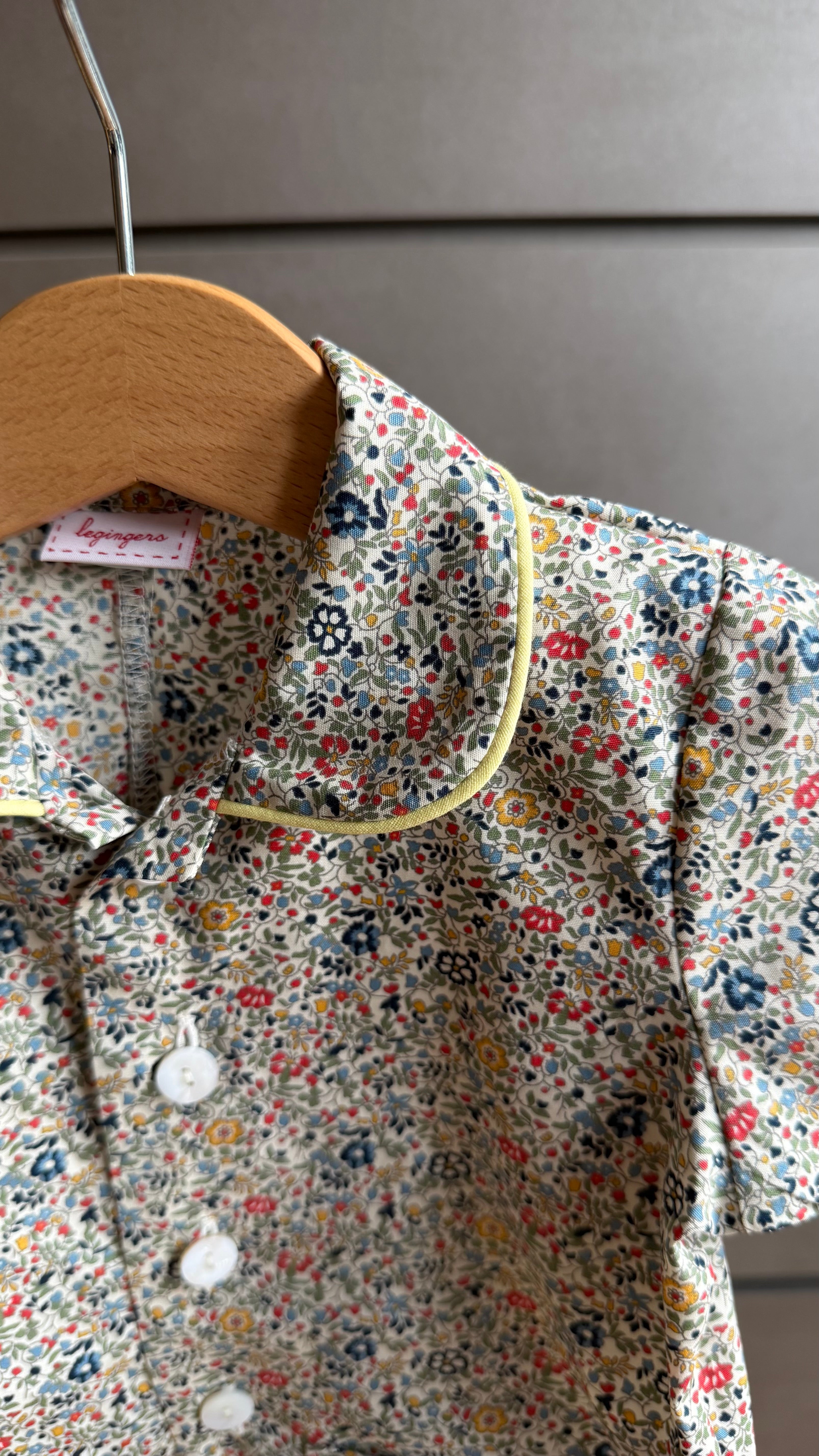 Pigiama Due pezzi: Dalla 2 alla 6 anni FIORELLINI GIALLI E BLU