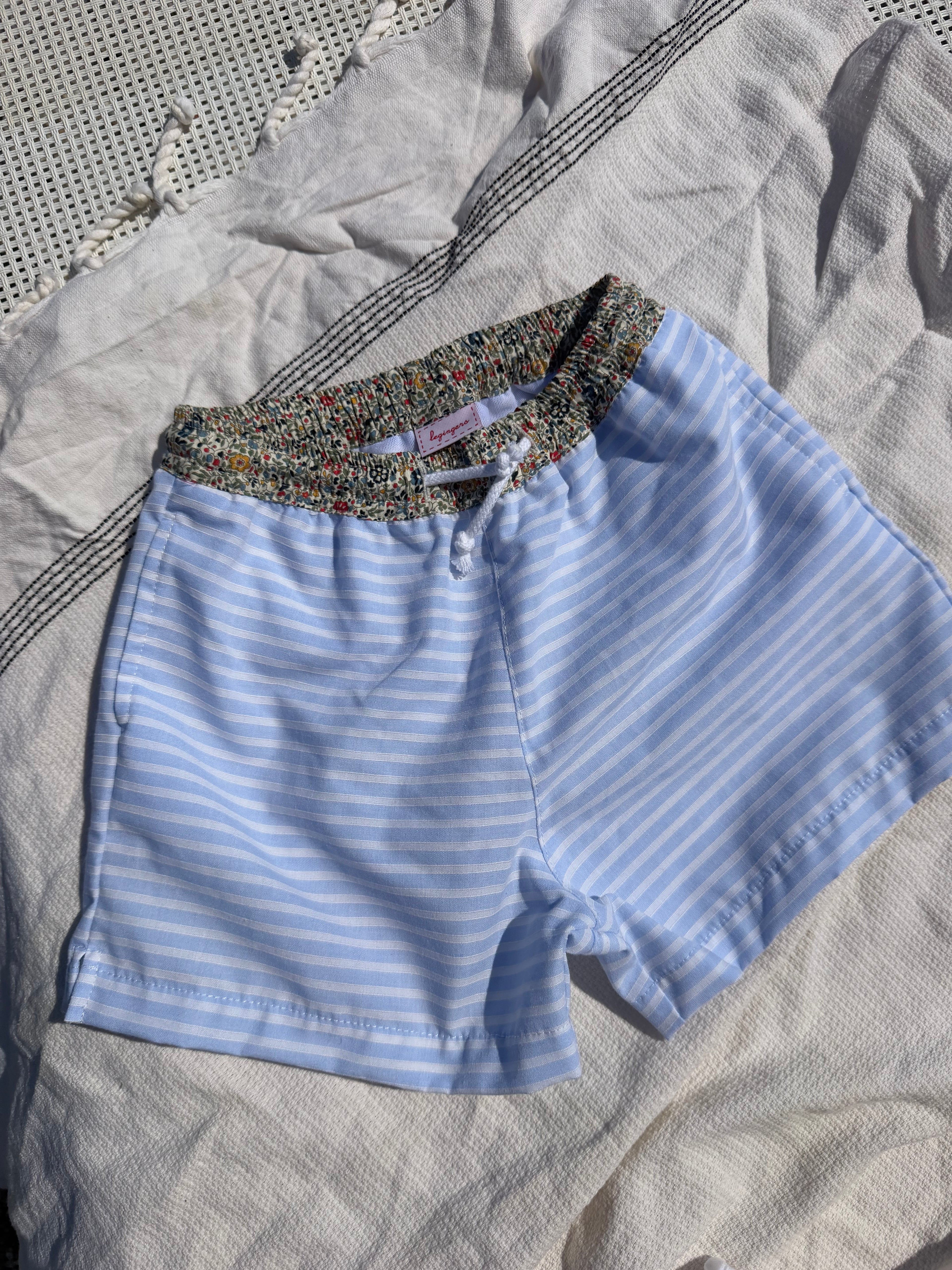 Boxer righe azzurre