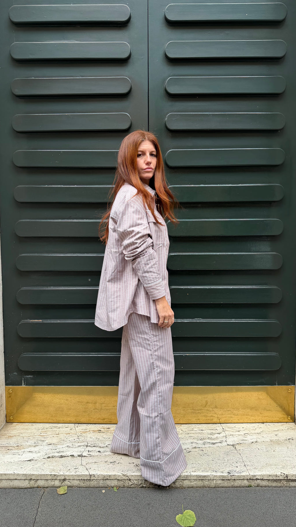 Daily Pajama righe marroni