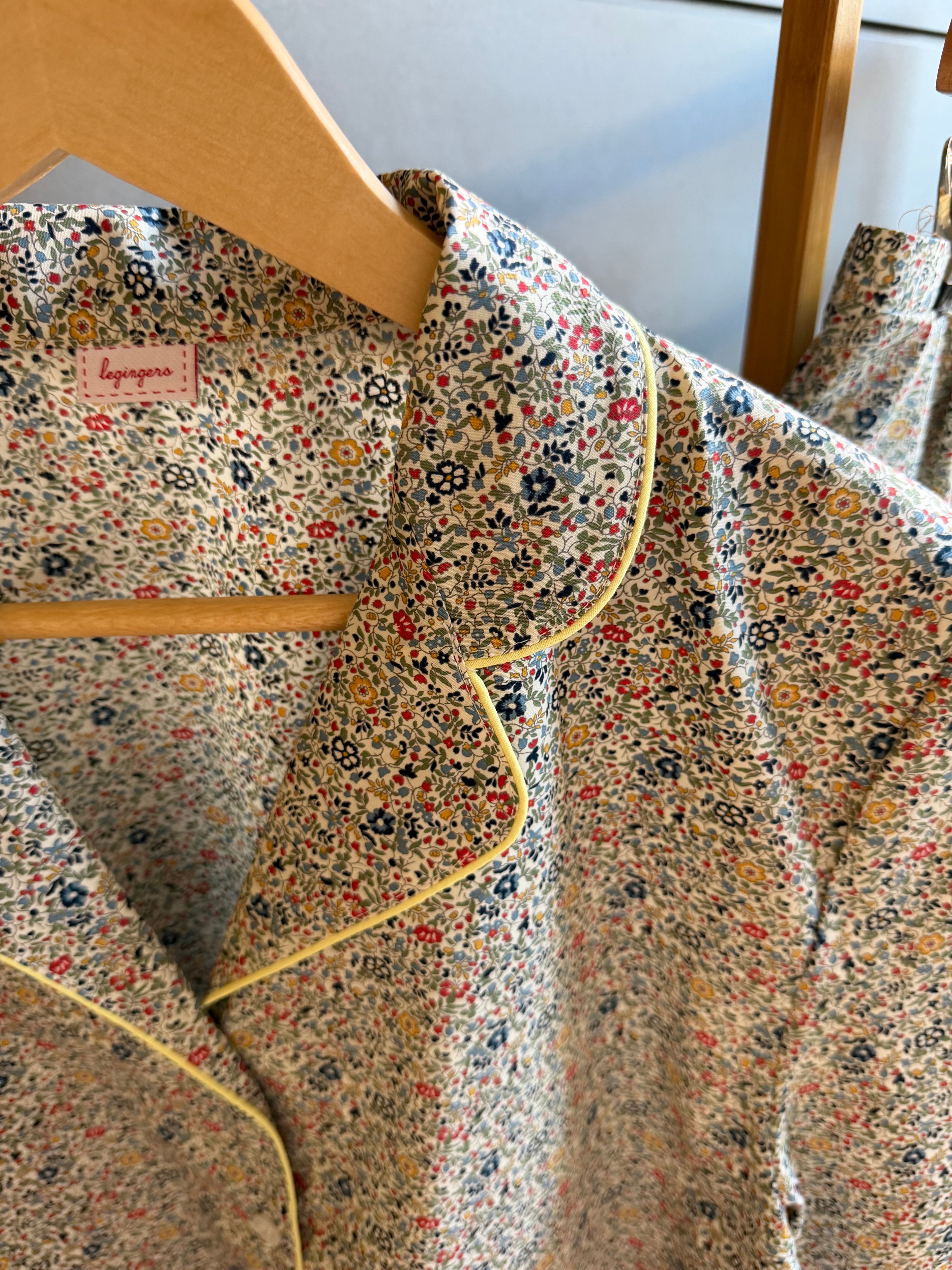 Pigiama donna FIORELLINI GIALLI E BLU