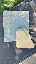 Boxer vichy giallo e bordo frutti