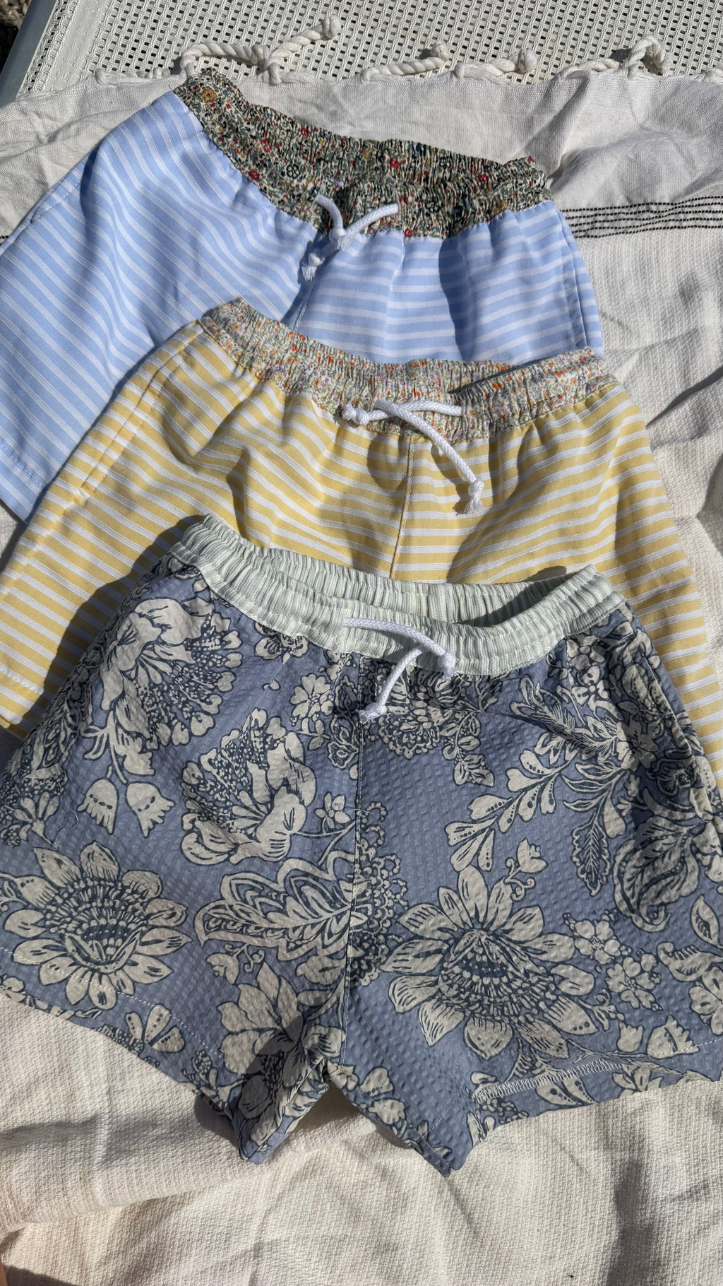 Boxer righe azzurre