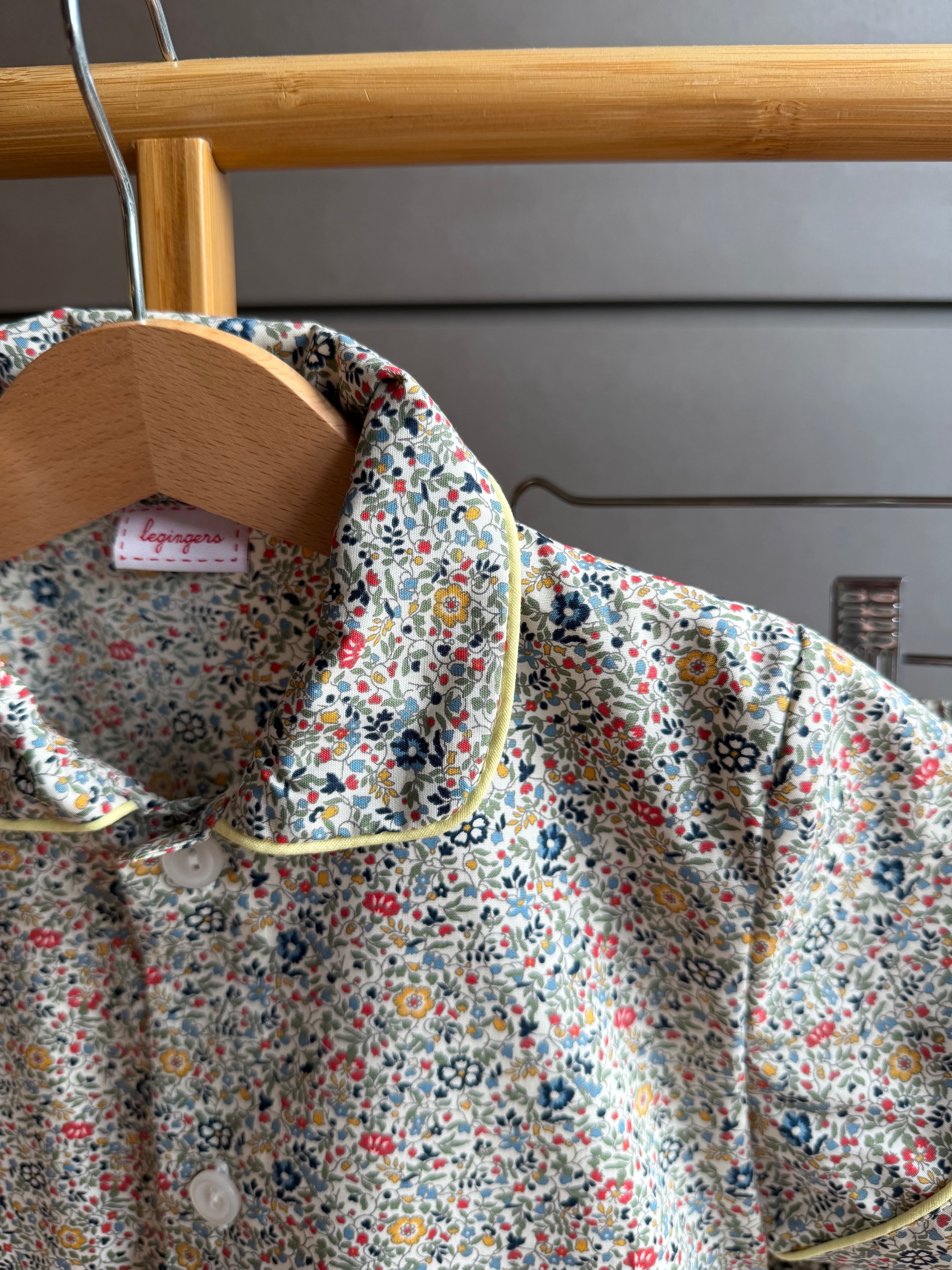 Pigiama Due pezzi: Dalla 2 alla 6 anni FIORELLINI GIALLI E BLU