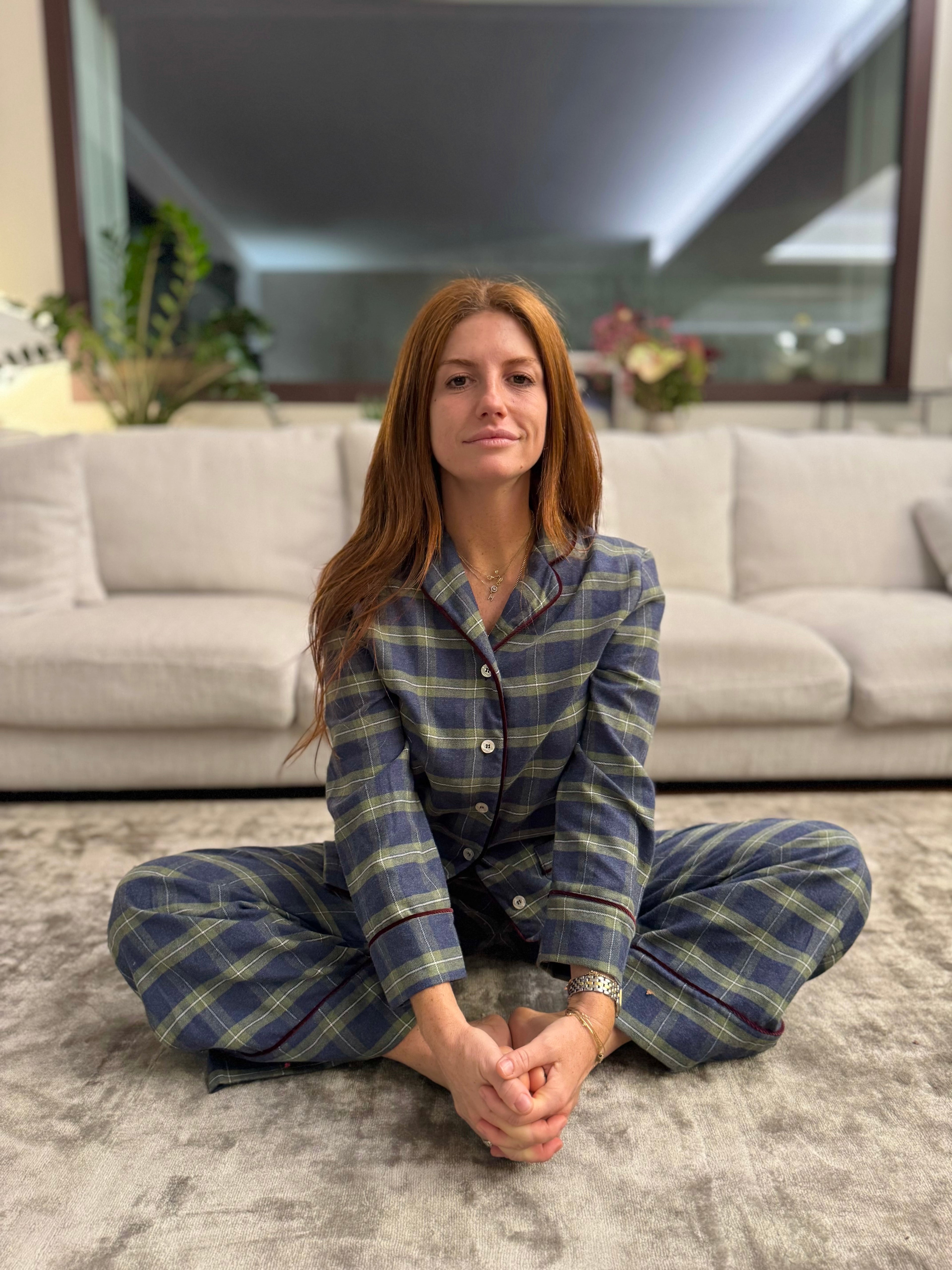 Pigiama donna TARTAN VERDE