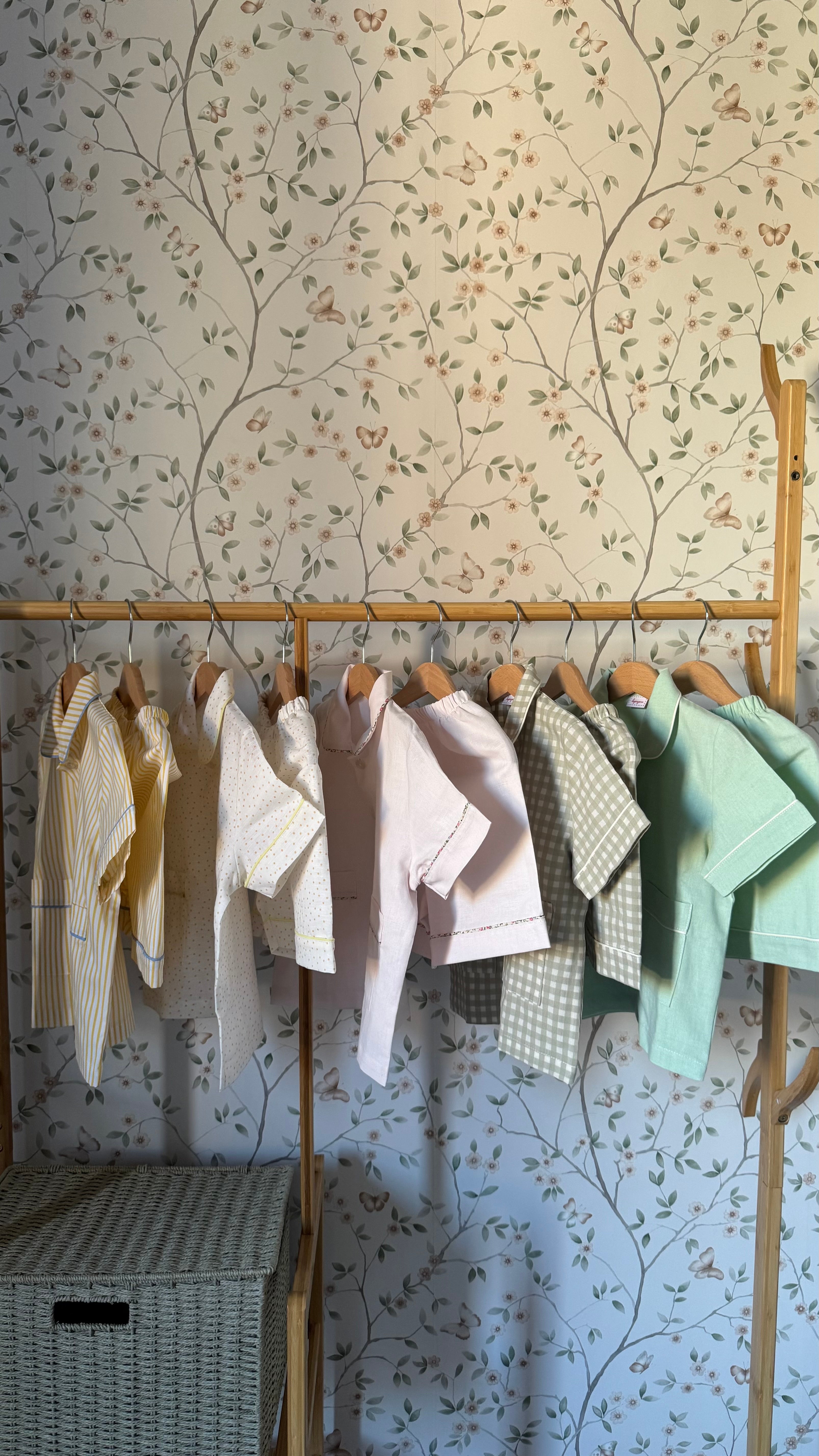 Pigiama Due pezzi: Dalla 2 alla 6 anni VICHY SALVIA