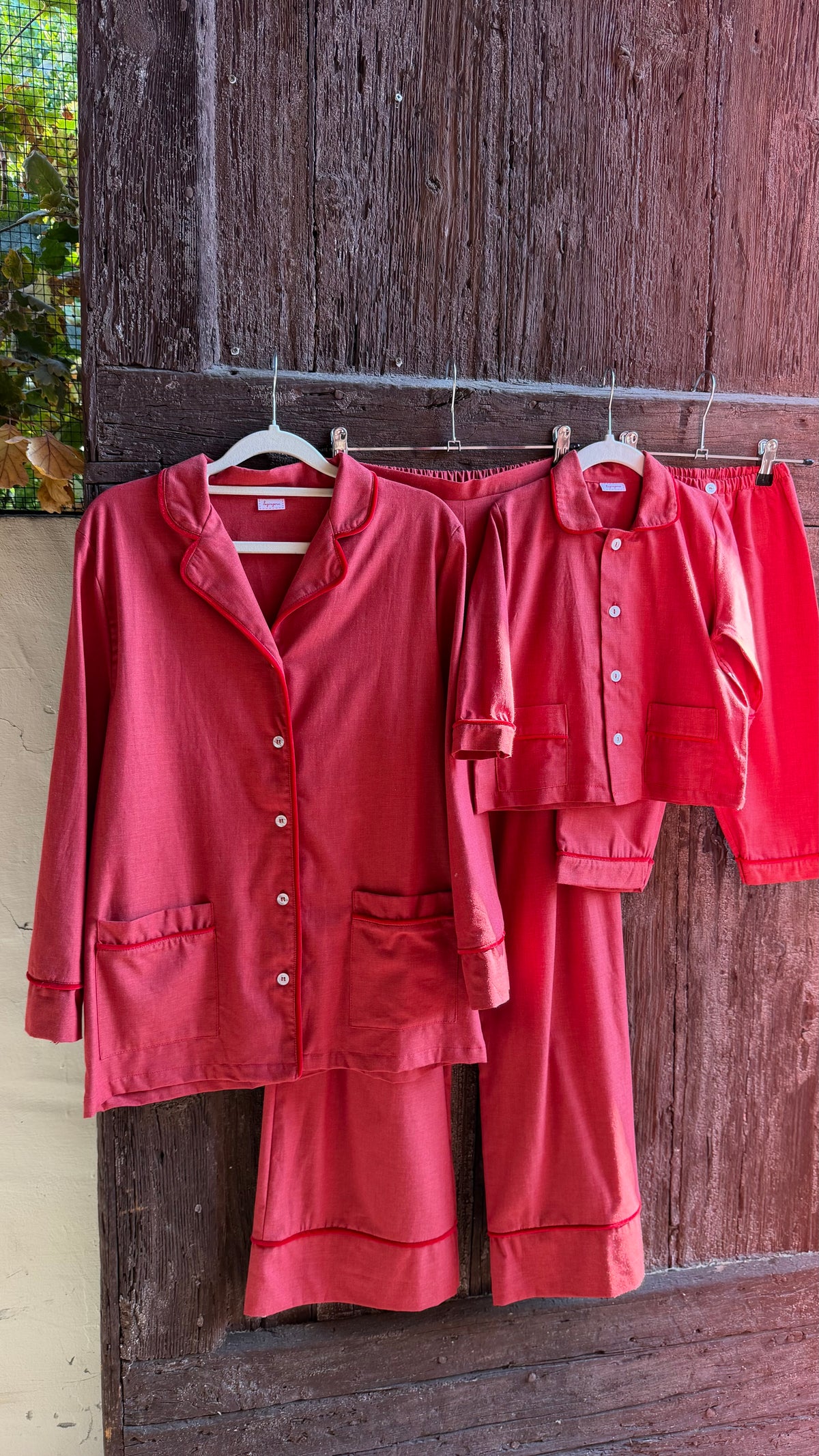 Pigiama donna ROSSO