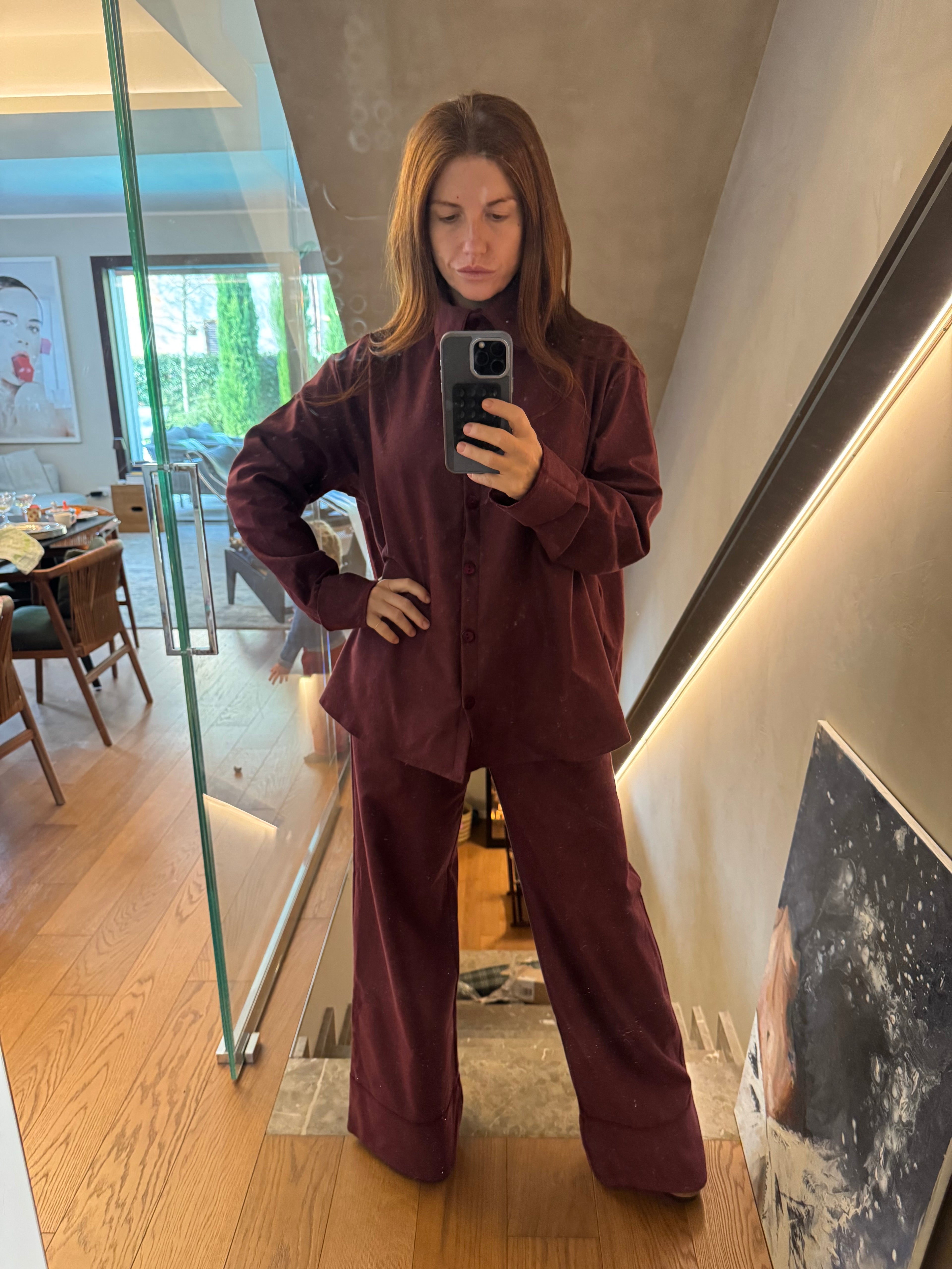 Daily Pajama Burgundy