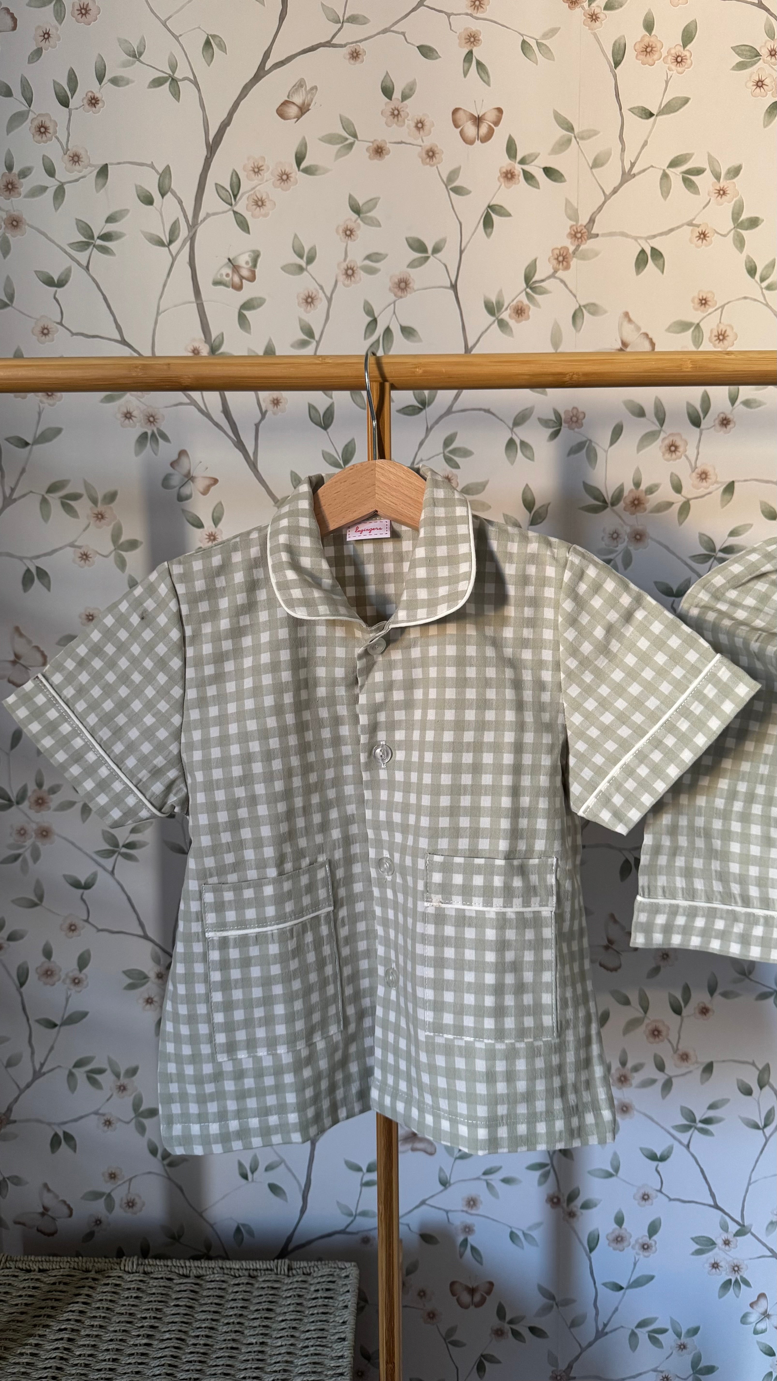 Pigiama Due pezzi: Dalla 8 alla 12 anni VICHY SALVIA