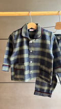 Pigiama dalla 2 alla 6 anni TARTAN VERDE