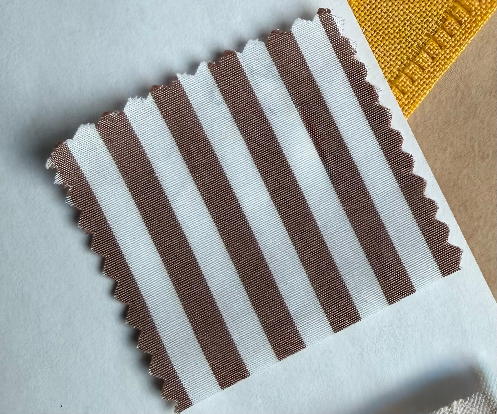 Pigiama donna RIGHE MARRONI Lungo + Corto