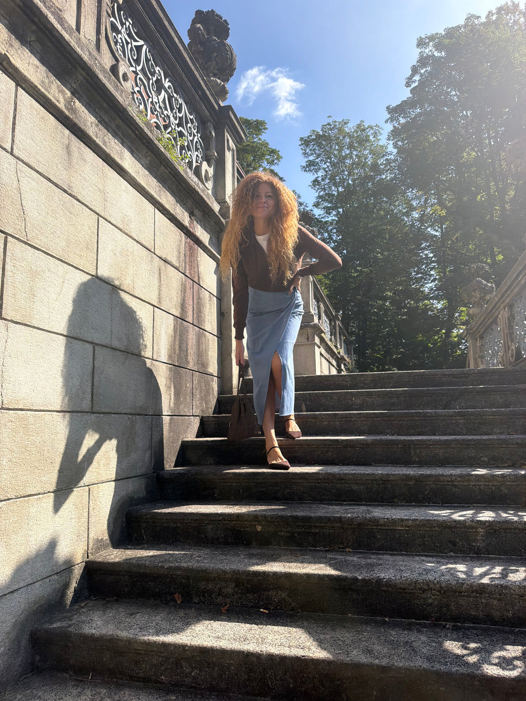 Gonna Portafoglio - Jeans azzurro