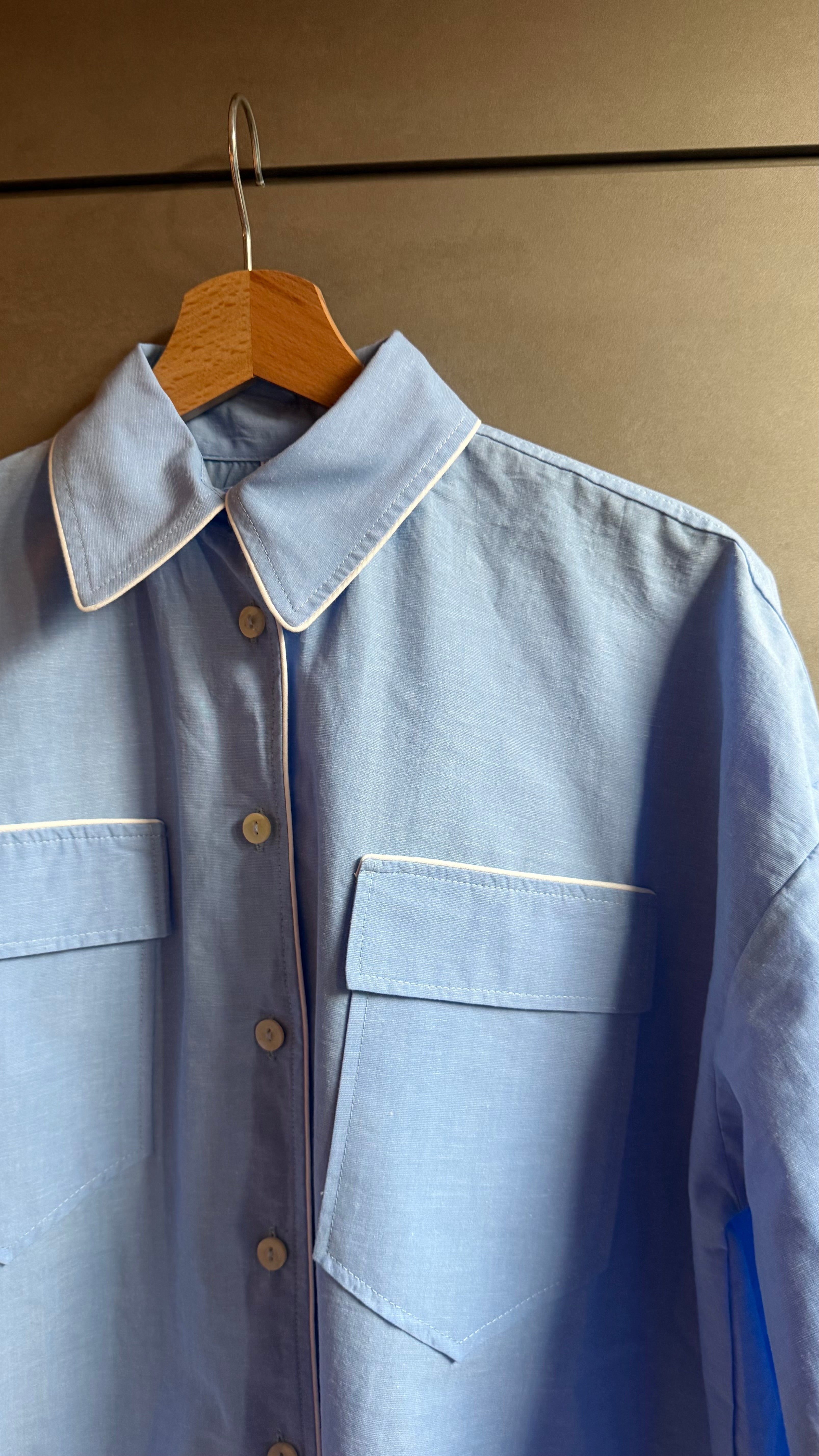Daily Pajama corto azzurro