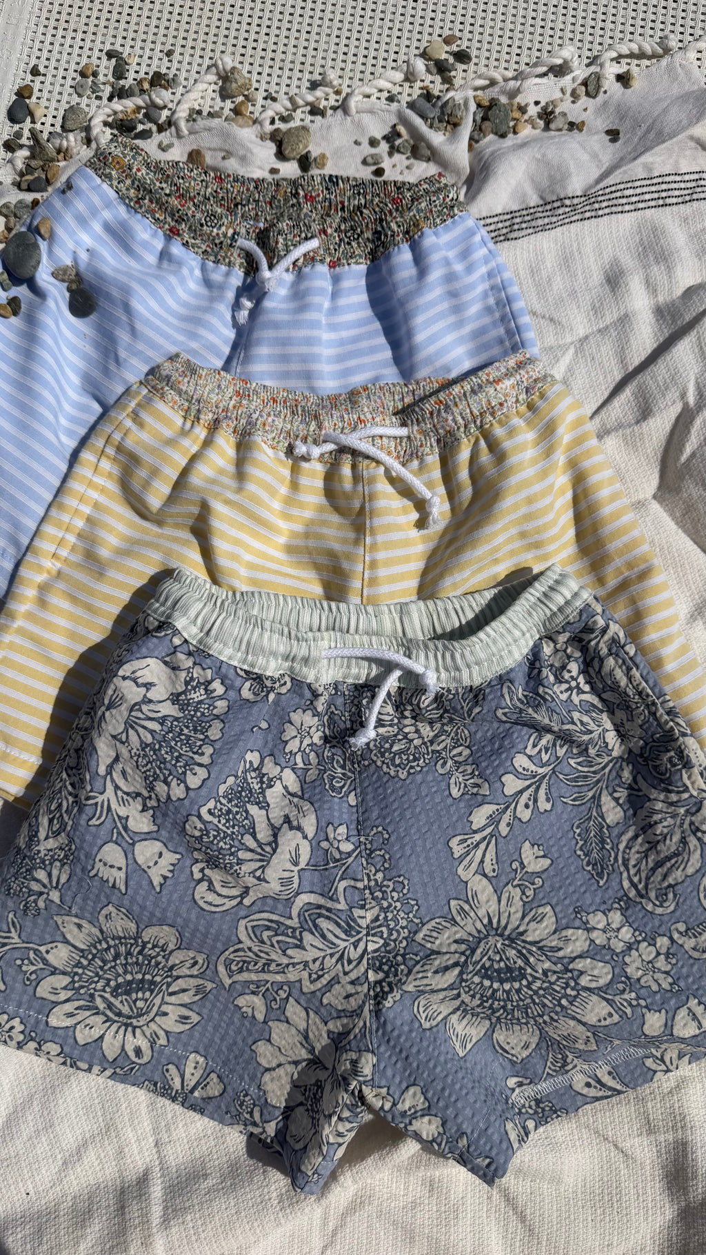Boxer righe azzurre