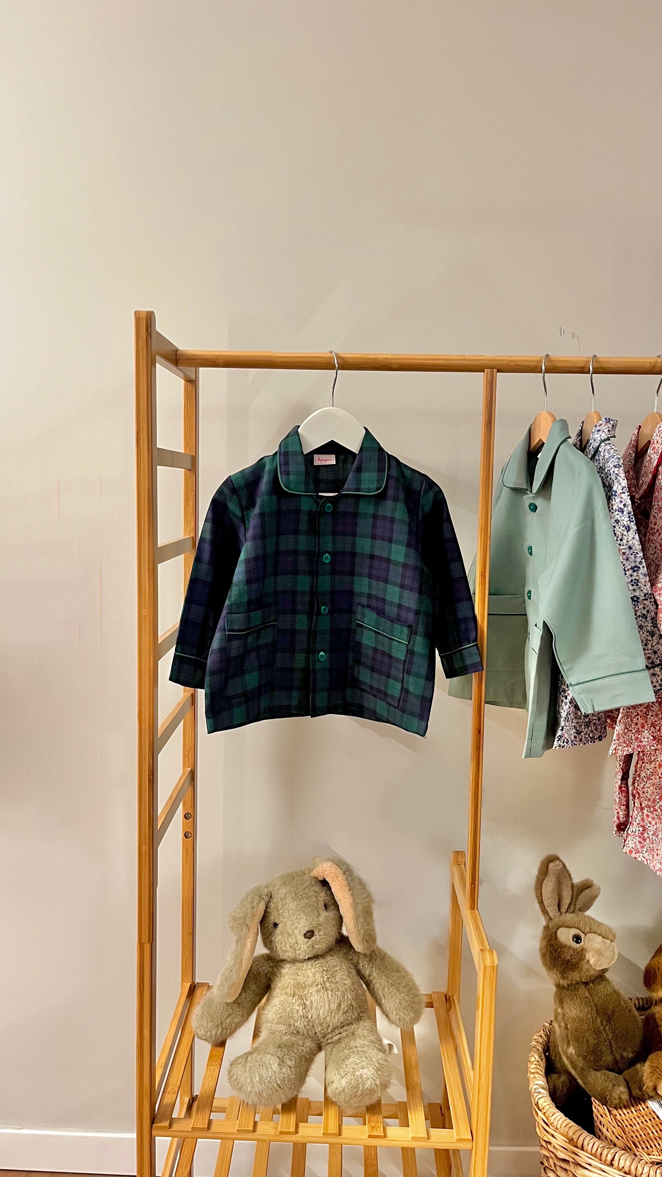 Pigiama: Dalla 2 alla 6 anni TARTAN VERDE