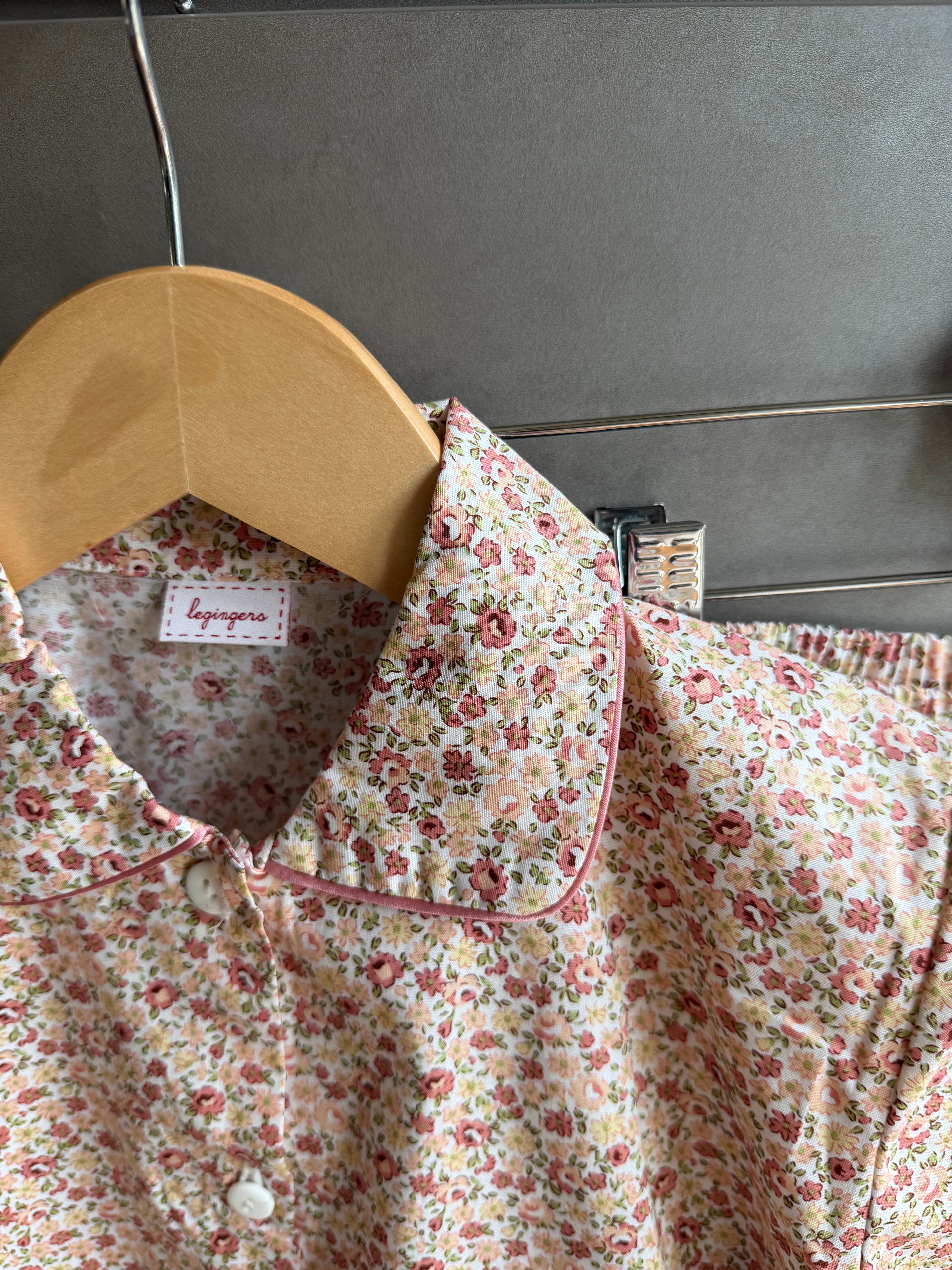 Pigiama Due pezzi: Dalla 8 alla 12 anni FIORI ROSA E BEIGE