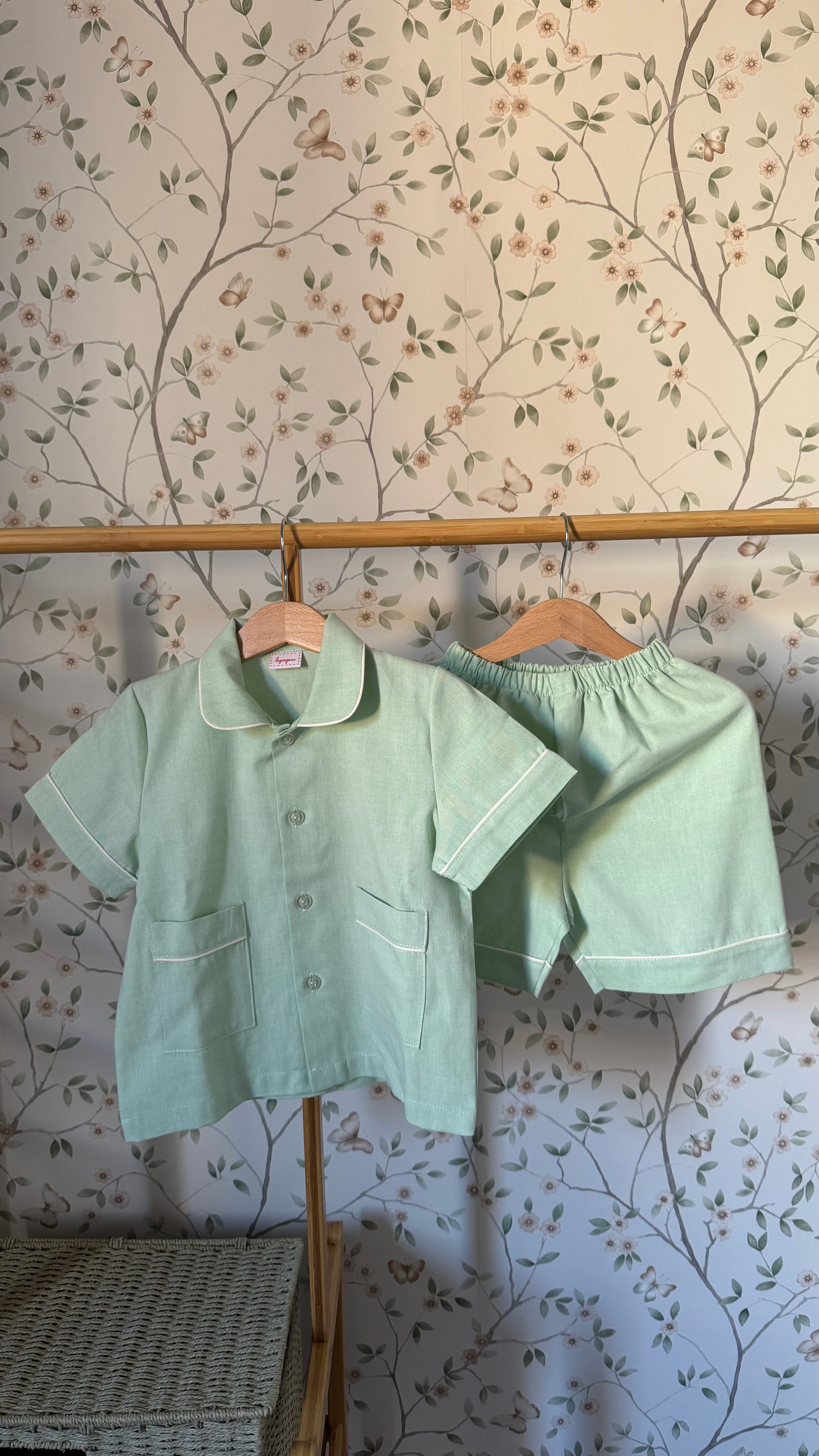 Pigiama Due pezzi: Dalla 2 alla 6 anni COTOLINO VERDE