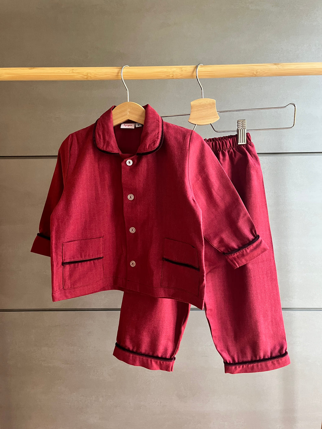 Pigiama dalla 2 alla 6 anni ROSSO