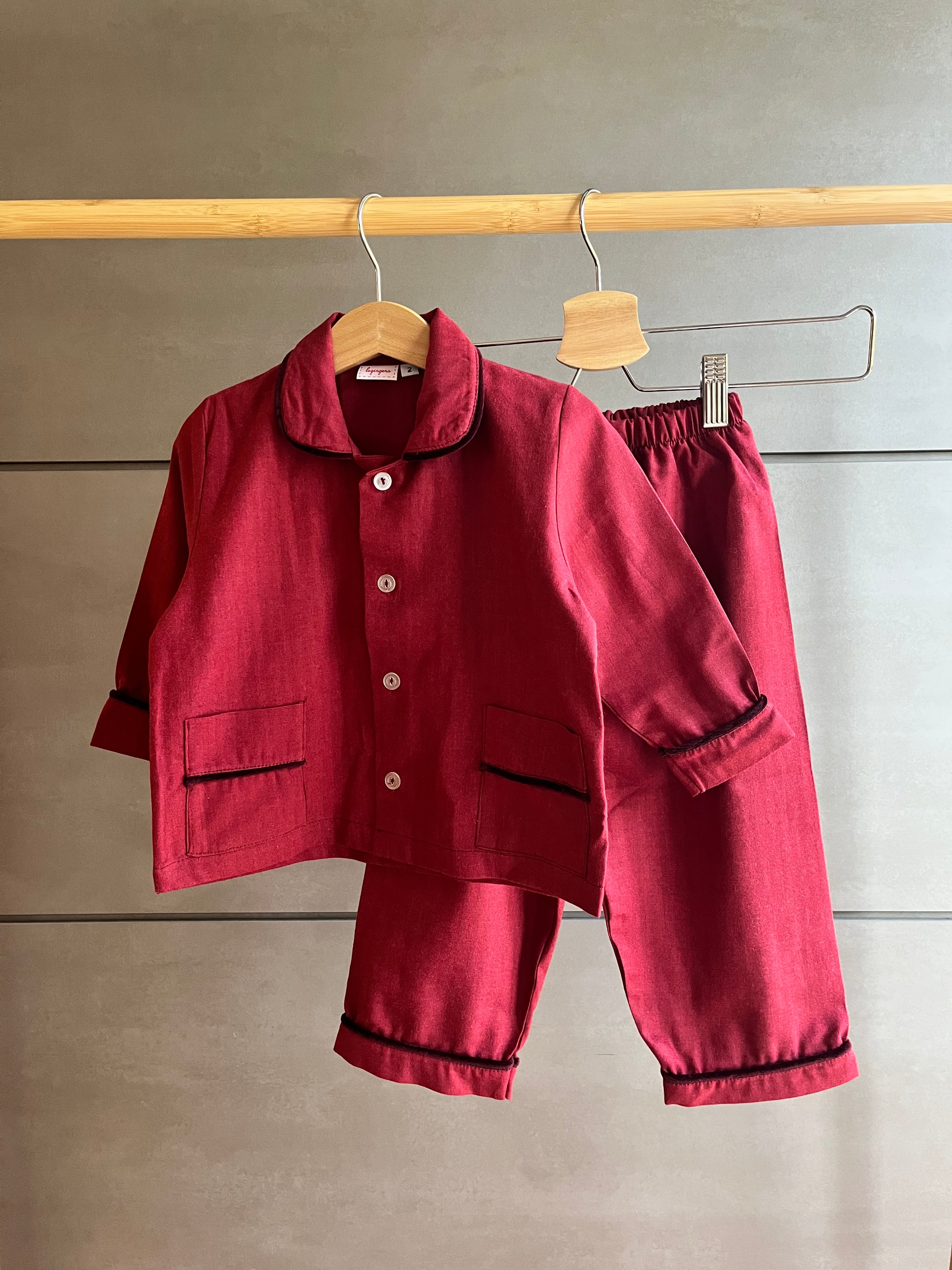Pigiama dalla 2 alla 6 anni ROSSO