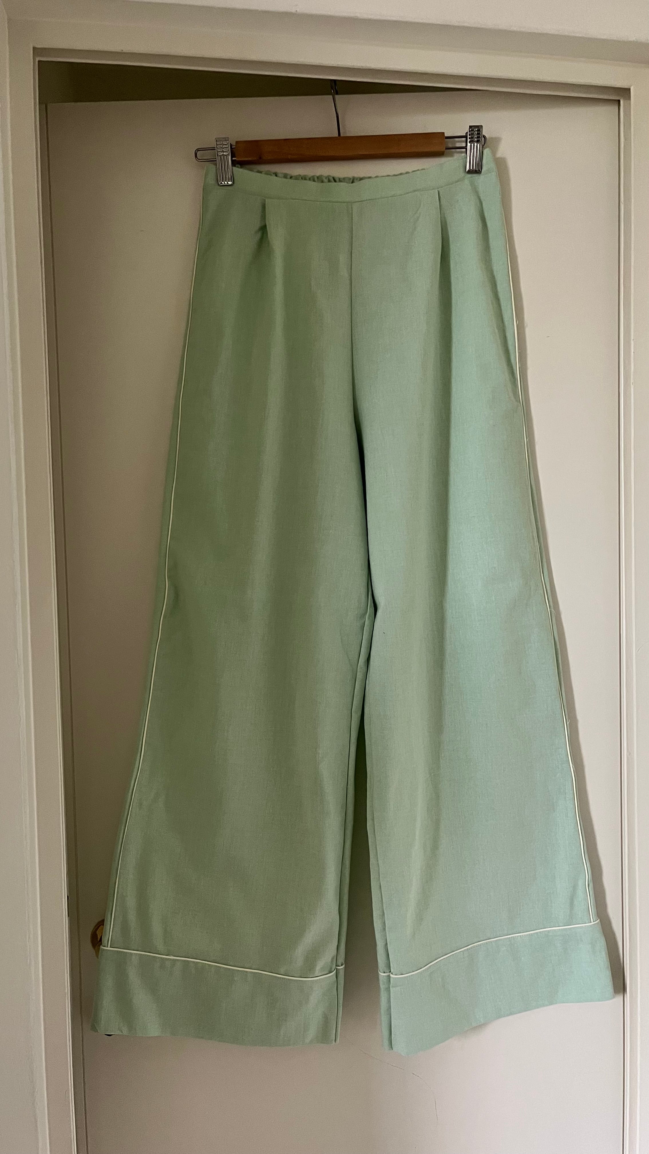 Pigiama donna COTOLINO MENTA Lungo + Corto