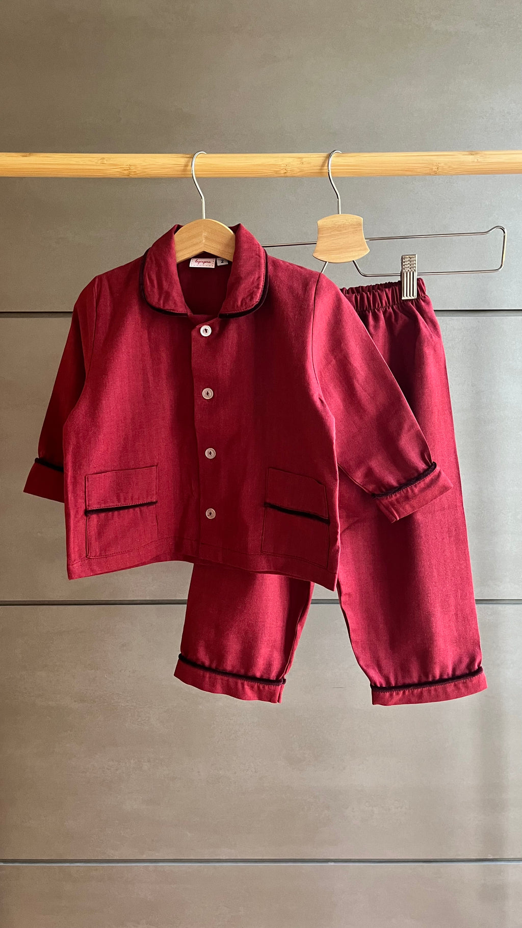 Pigiama dalla 2 alla 6 anni ROSSO