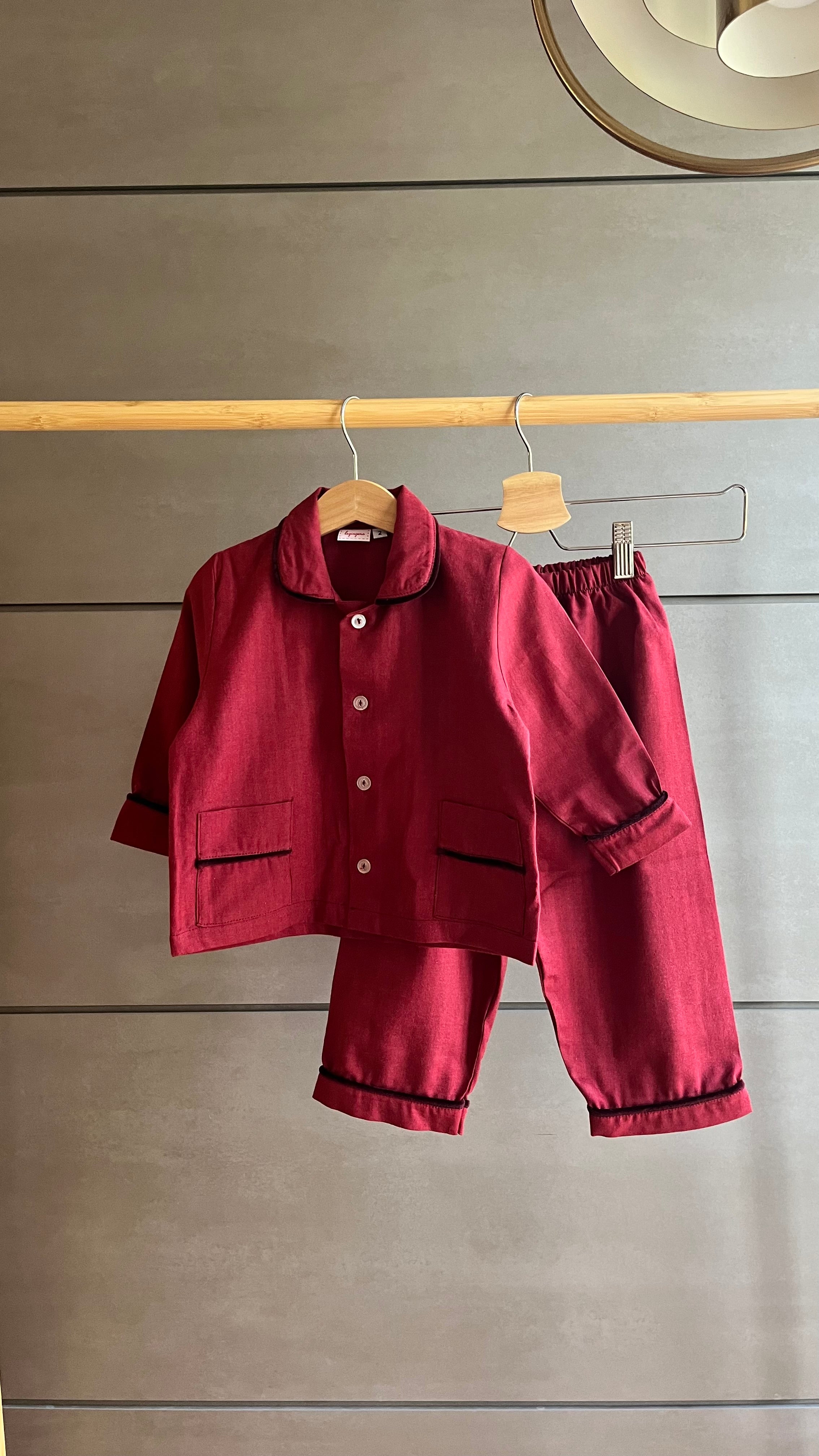 Pigiama dalla 2 alla 6 anni ROSSO