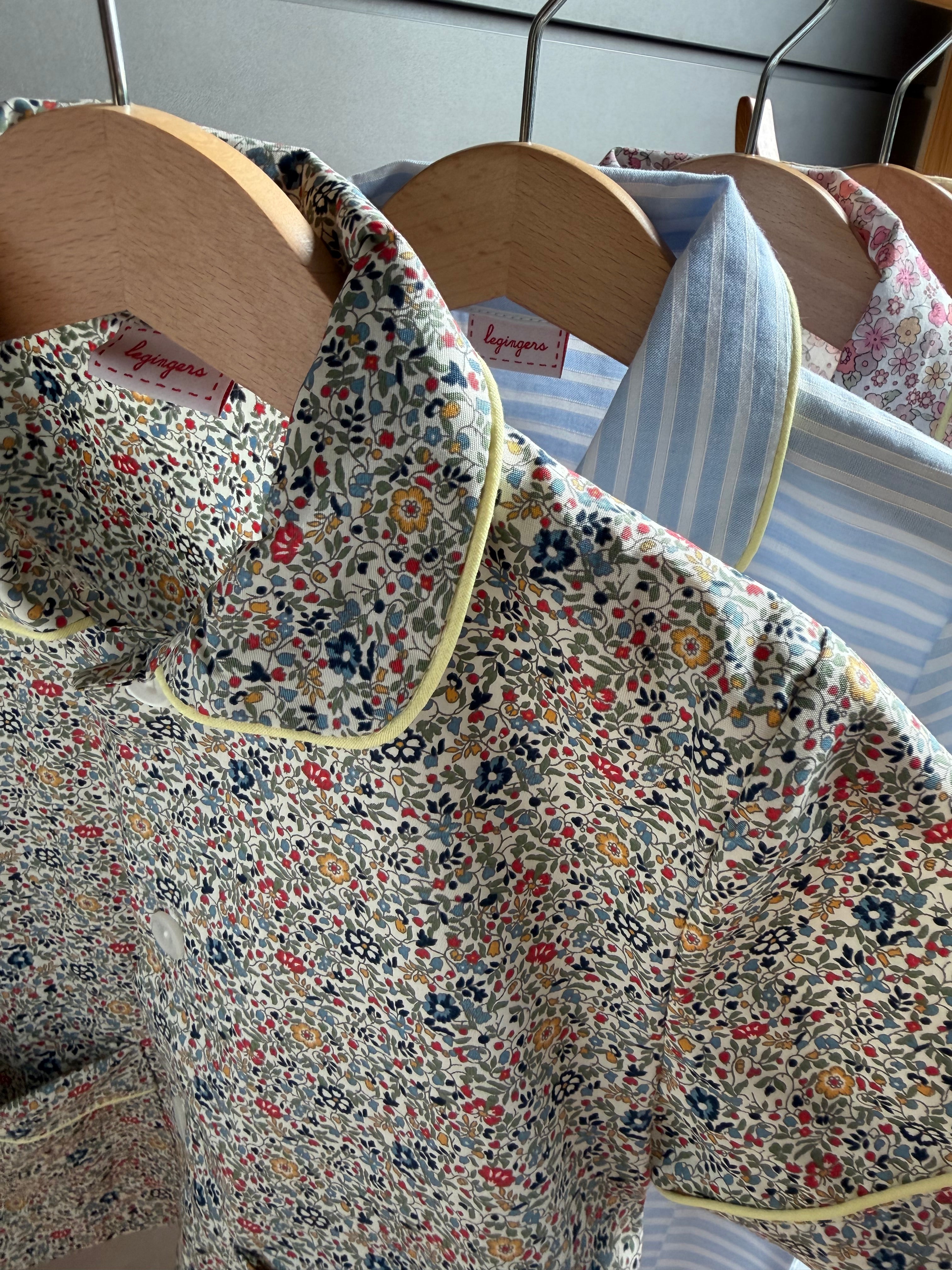 Pigiama Due pezzi: Dalla 2 alla 6 anni FIORELLINI GIALLI E BLU