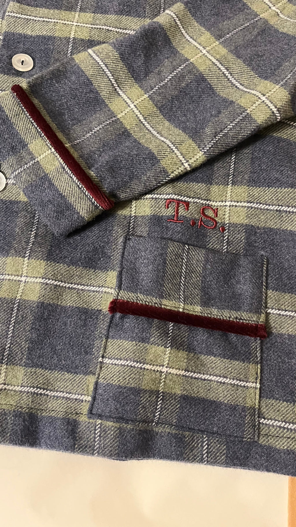 Pigiama donna TARTAN VERDE