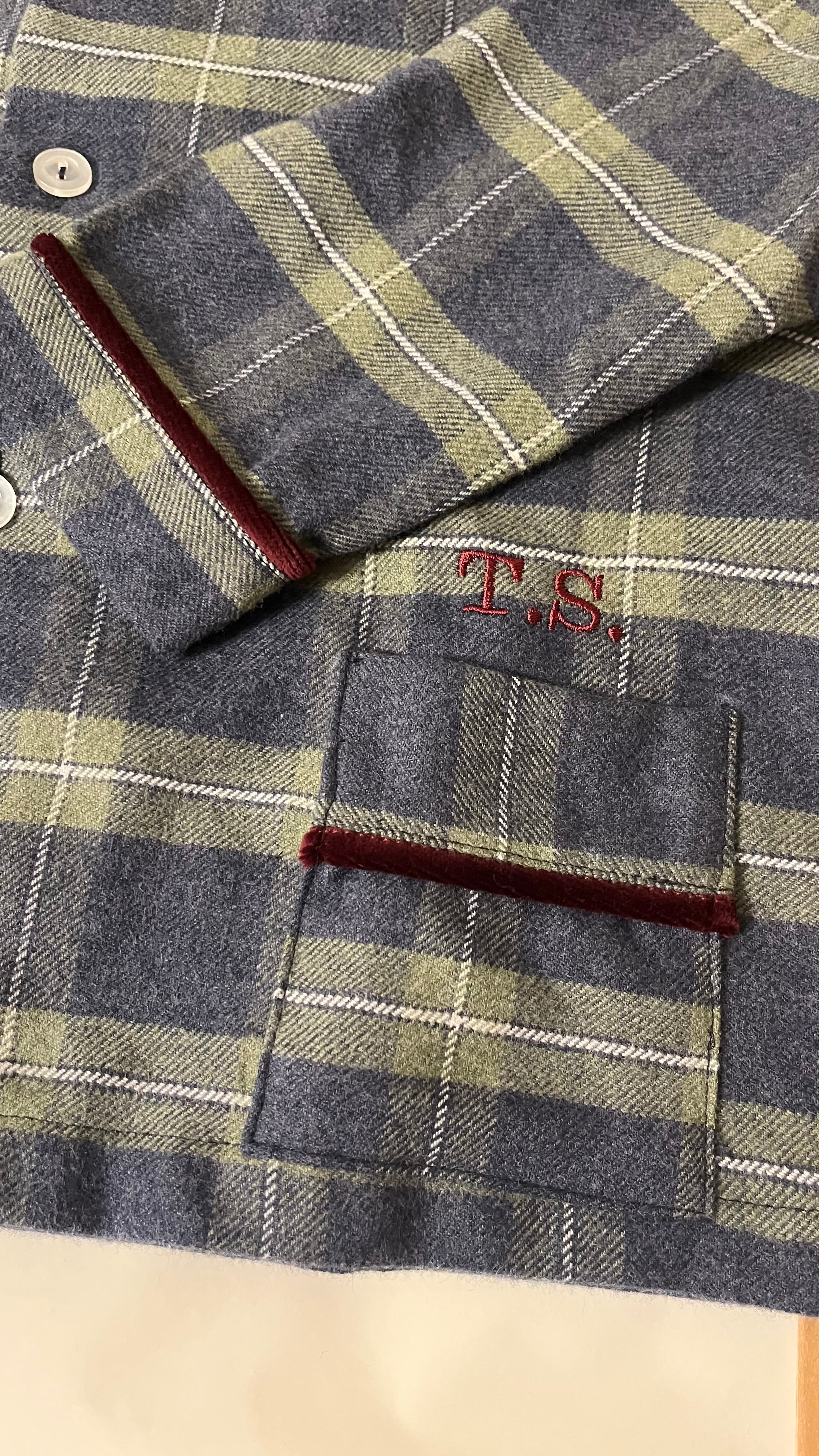Pigiama donna TARTAN VERDE