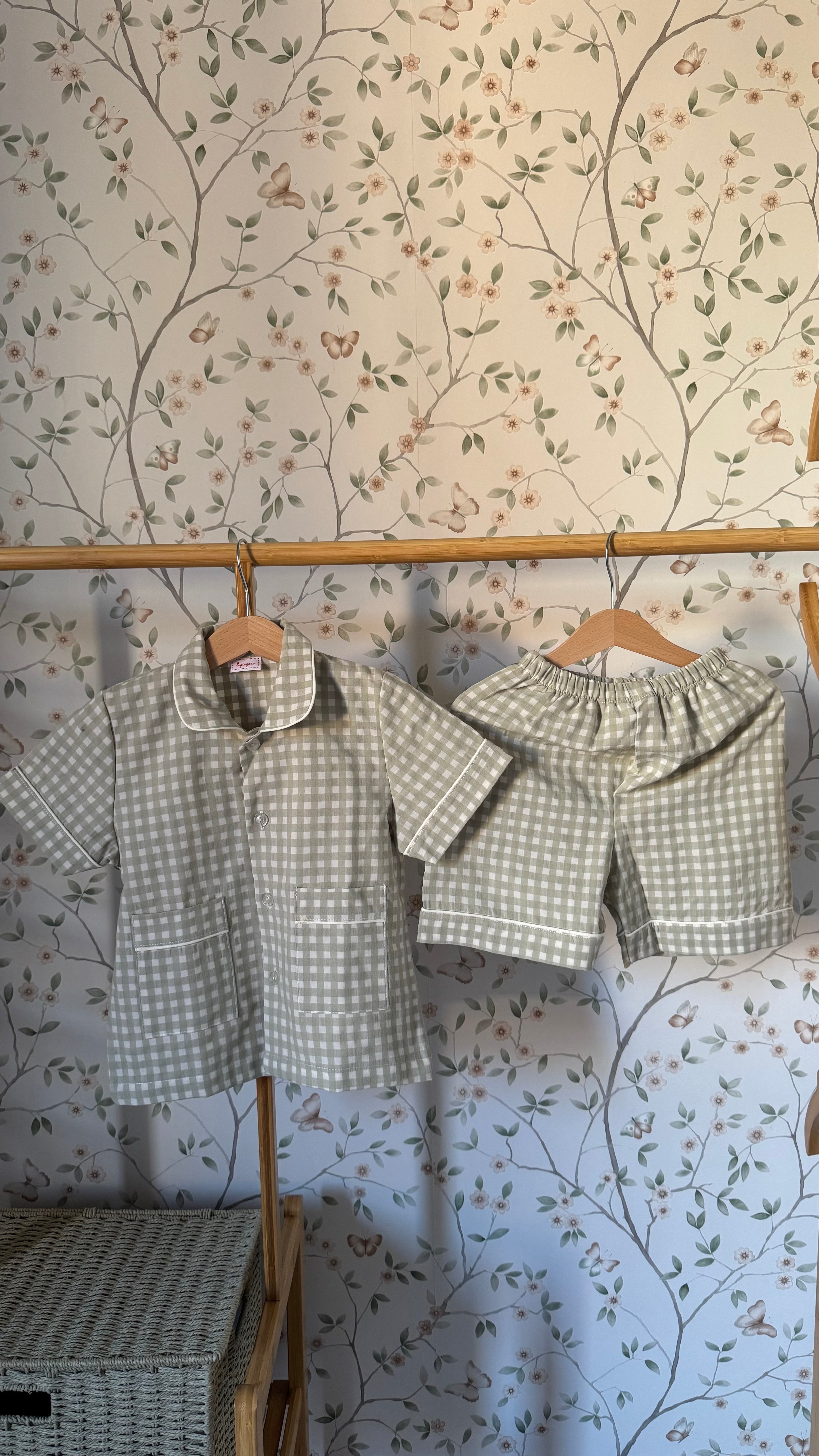 Pigiama Due pezzi: Dalla 8 alla 12 anni VICHY SALVIA